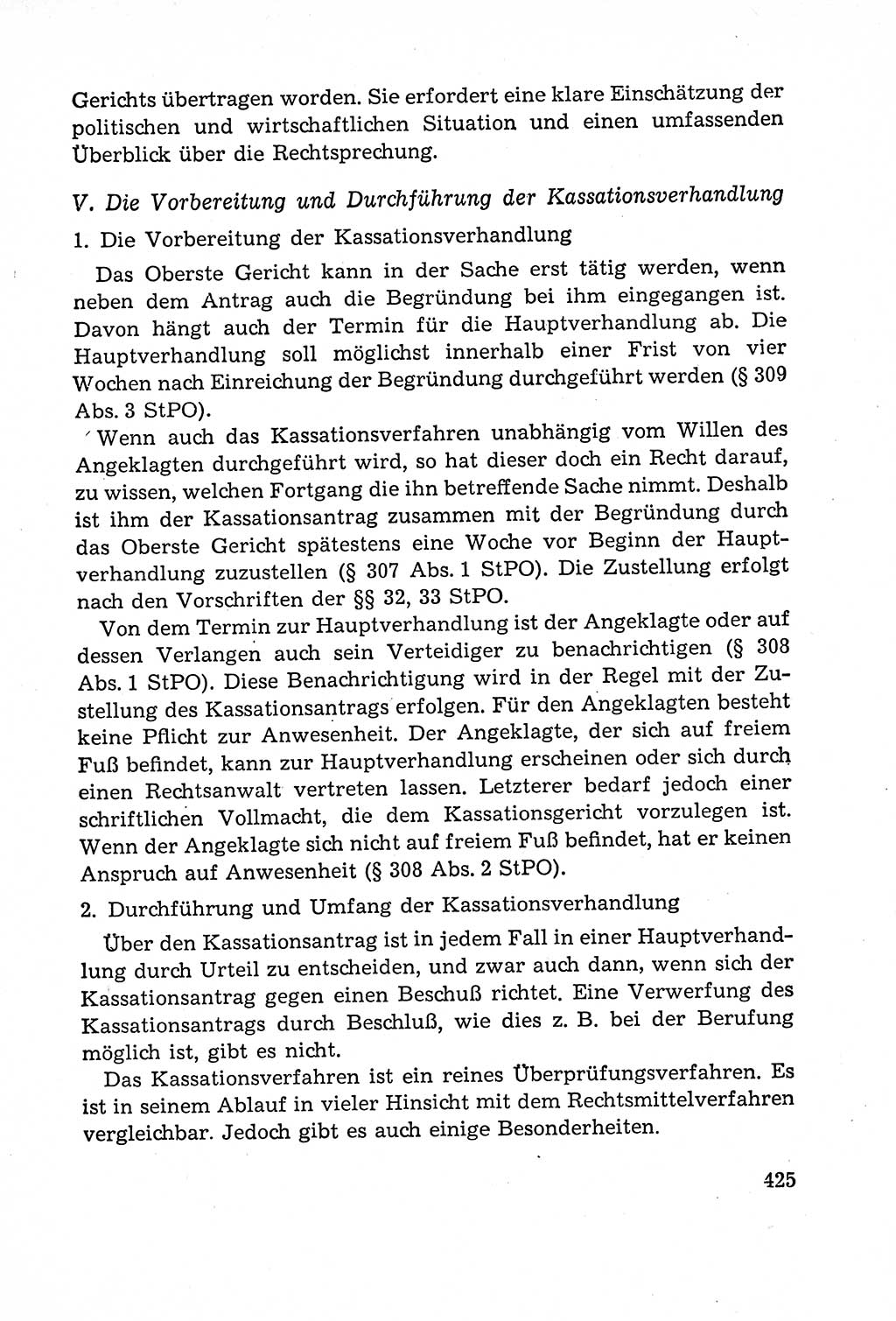 Leitfaden des Strafprozeßrechts der Deutschen Demokratischen Republik (DDR) 1959, Seite 425 (LF StPR DDR 1959, S. 425)