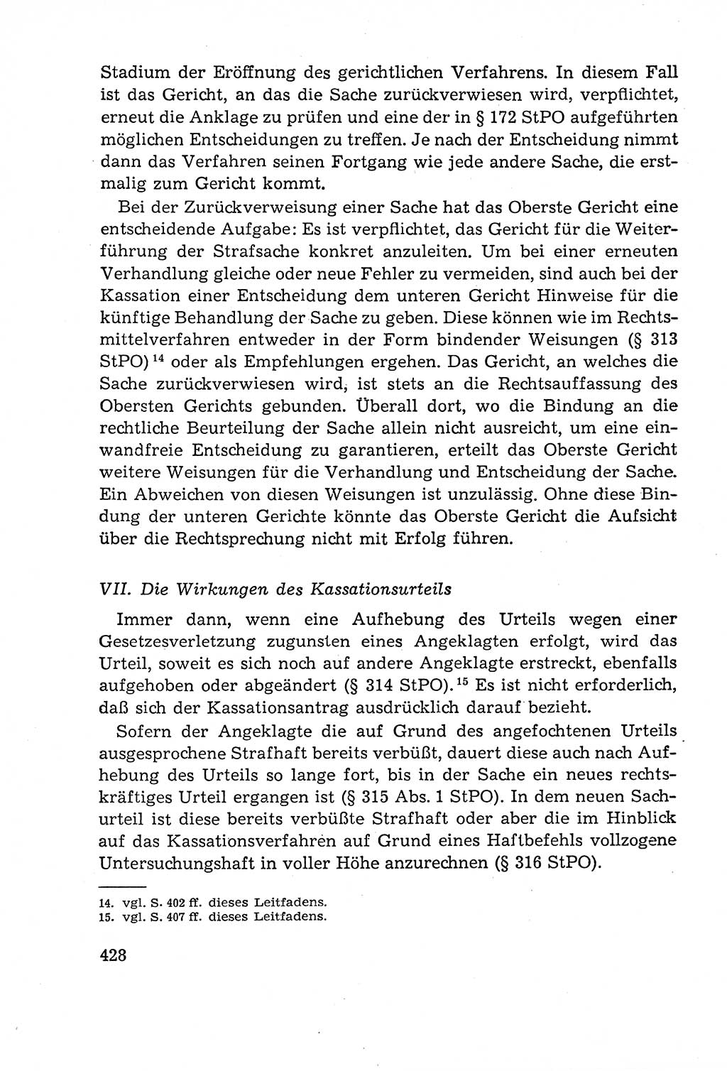 Leitfaden des Strafprozeßrechts der Deutschen Demokratischen Republik (DDR) 1959, Seite 428 (LF StPR DDR 1959, S. 428)