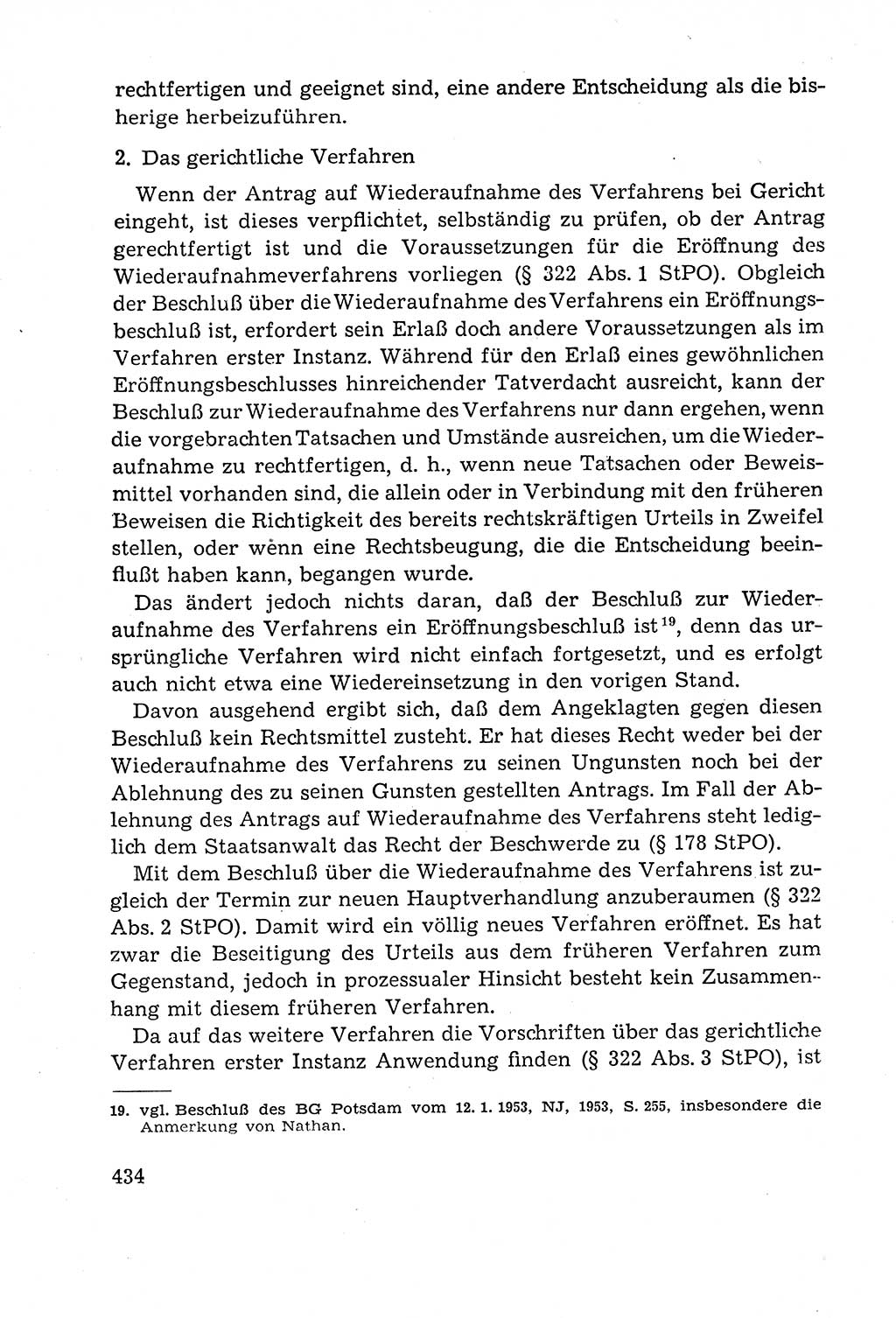 Leitfaden des Strafprozeßrechts der Deutschen Demokratischen Republik (DDR) 1959, Seite 434 (LF StPR DDR 1959, S. 434)