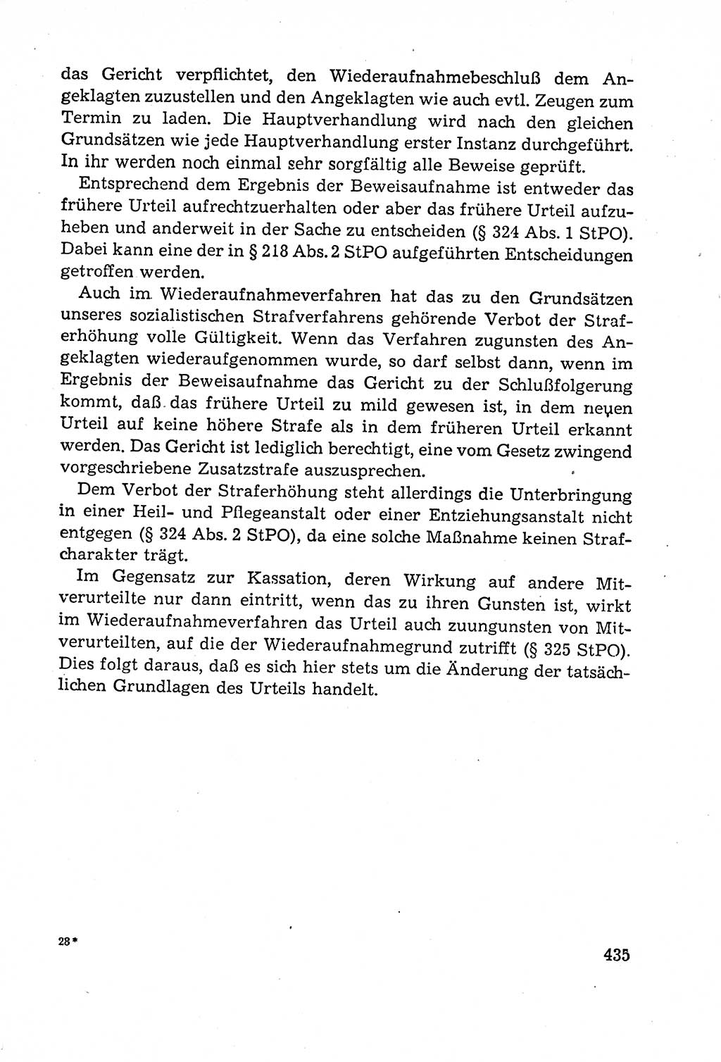 Leitfaden des Strafprozeßrechts der Deutschen Demokratischen Republik (DDR) 1959, Seite 435 (LF StPR DDR 1959, S. 435)