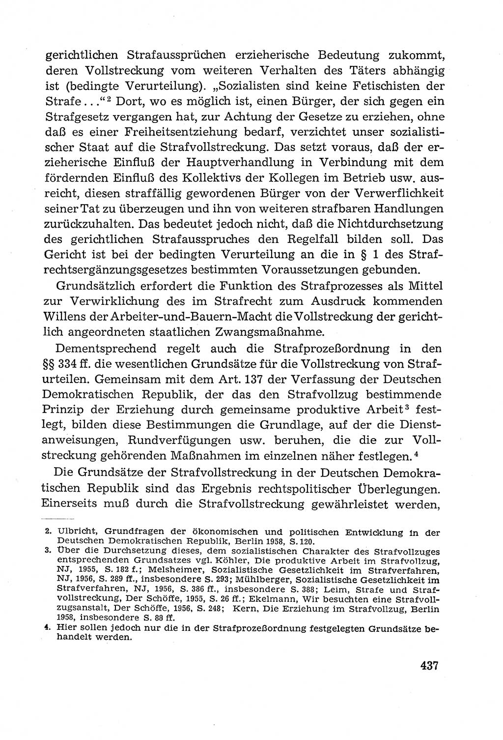 Leitfaden des Strafprozeßrechts der Deutschen Demokratischen Republik (DDR) 1959, Seite 437 (LF StPR DDR 1959, S. 437)