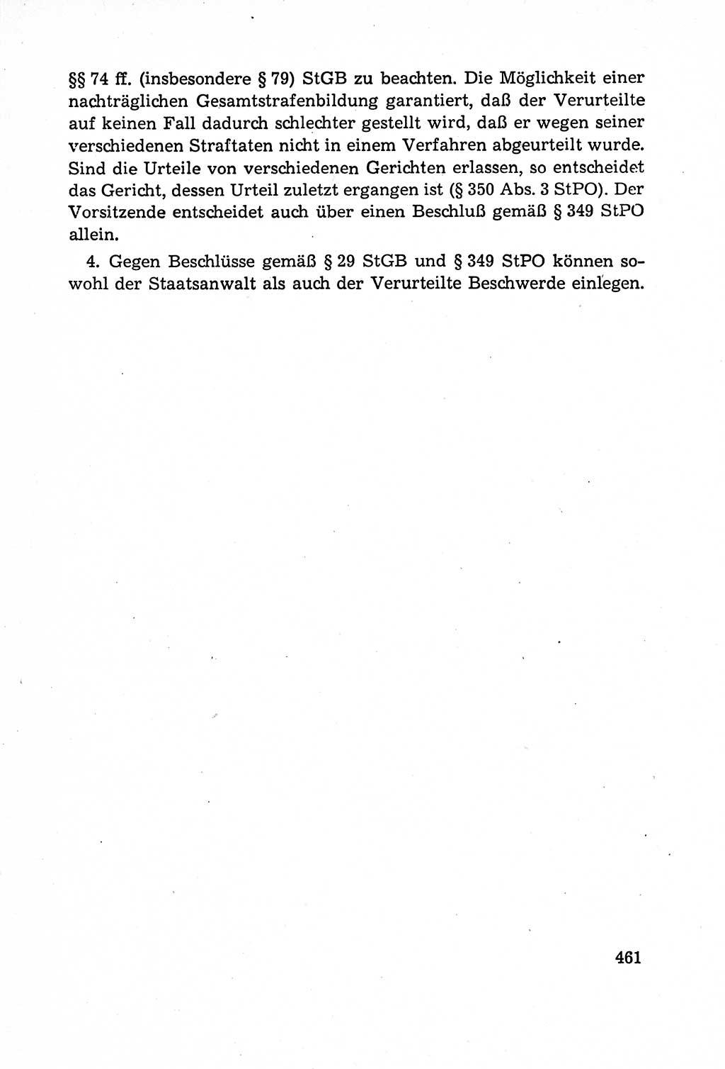 Leitfaden des Strafprozeßrechts der Deutschen Demokratischen Republik (DDR) 1959, Seite 461 (LF StPR DDR 1959, S. 461)