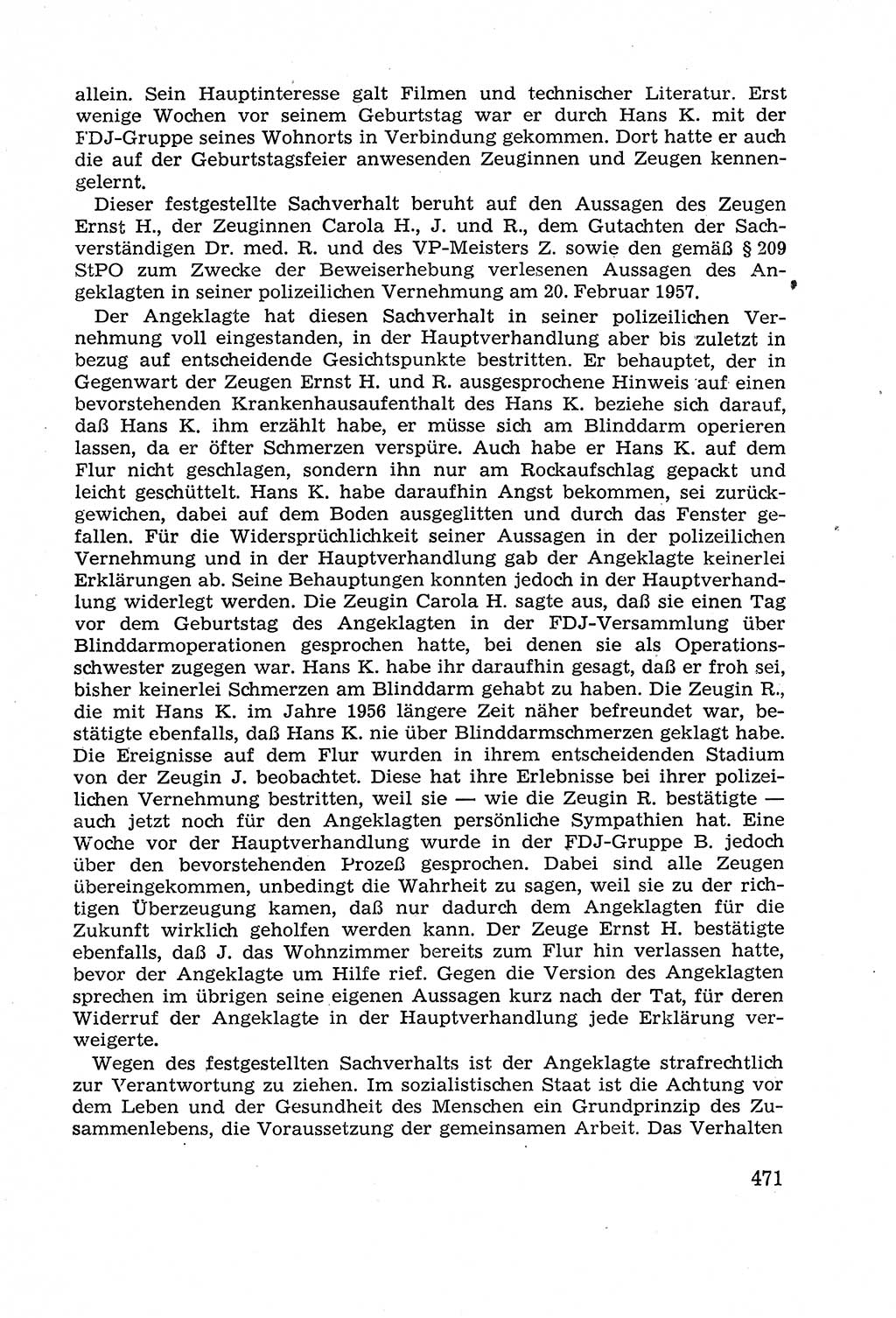 Leitfaden des Strafprozeßrechts der Deutschen Demokratischen Republik (DDR) 1959, Seite 471 (LF StPR DDR 1959, S. 471)