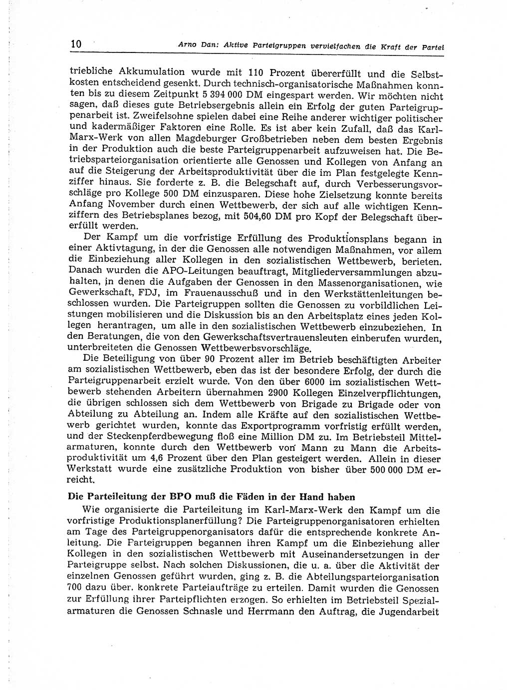 Neuer Weg (NW), Organ des Zentralkomitees (ZK) der SED (Sozialistische Einheitspartei Deutschlands) für Fragen des Parteiaufbaus und des Parteilebens, 14. Jahrgang [Deutsche Demokratische Republik (DDR)] 1959, Seite 10 (NW ZK SED DDR 1959, S. 10)