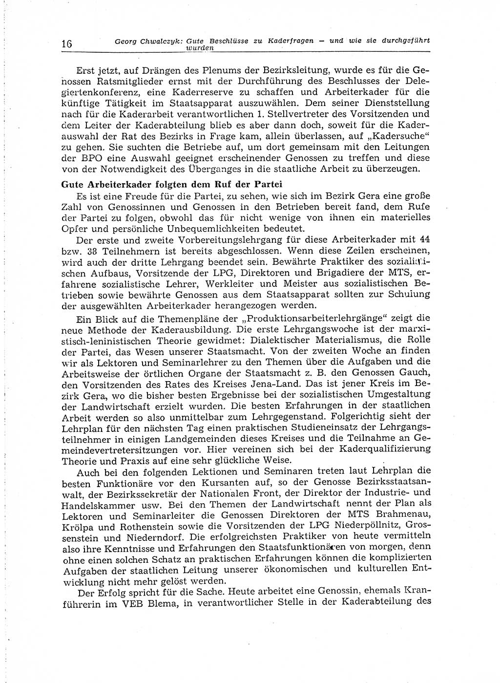 Neuer Weg (NW), Organ des Zentralkomitees (ZK) der SED (Sozialistische Einheitspartei Deutschlands) für Fragen des Parteiaufbaus und des Parteilebens, 14. Jahrgang [Deutsche Demokratische Republik (DDR)] 1959, Seite 16 (NW ZK SED DDR 1959, S. 16)