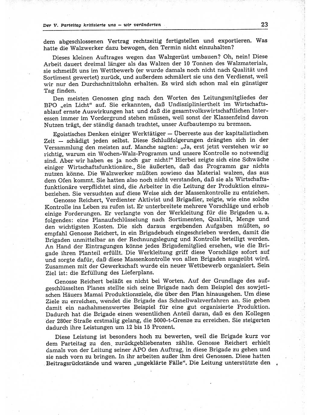 Neuer Weg (NW), Organ des Zentralkomitees (ZK) der SED (Sozialistische Einheitspartei Deutschlands) für Fragen des Parteiaufbaus und des Parteilebens, 14. Jahrgang [Deutsche Demokratische Republik (DDR)] 1959, Seite 23 (NW ZK SED DDR 1959, S. 23)