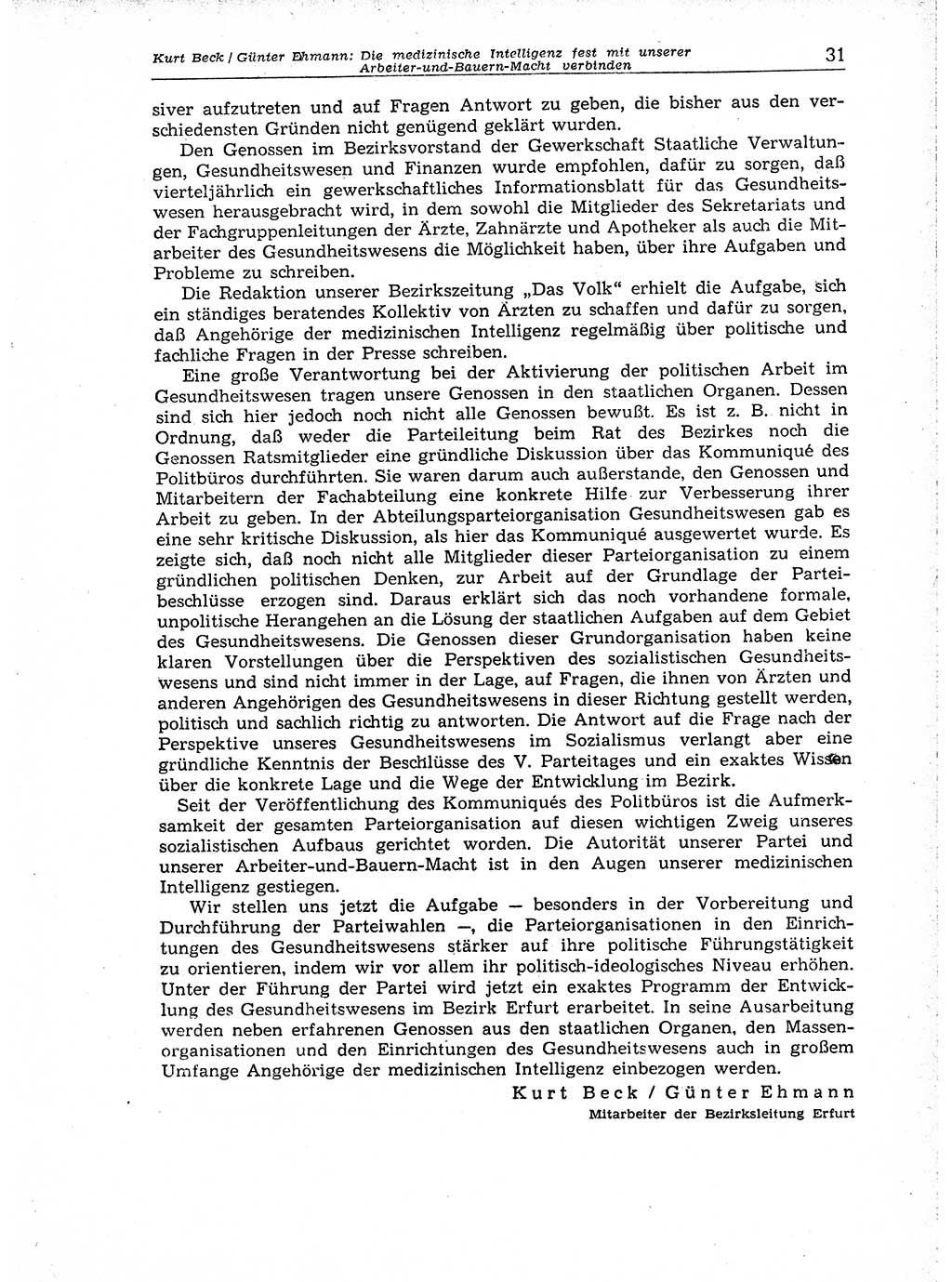 Neuer Weg (NW), Organ des Zentralkomitees (ZK) der SED (Sozialistische Einheitspartei Deutschlands) für Fragen des Parteiaufbaus und des Parteilebens, 14. Jahrgang [Deutsche Demokratische Republik (DDR)] 1959, Seite 31 (NW ZK SED DDR 1959, S. 31)