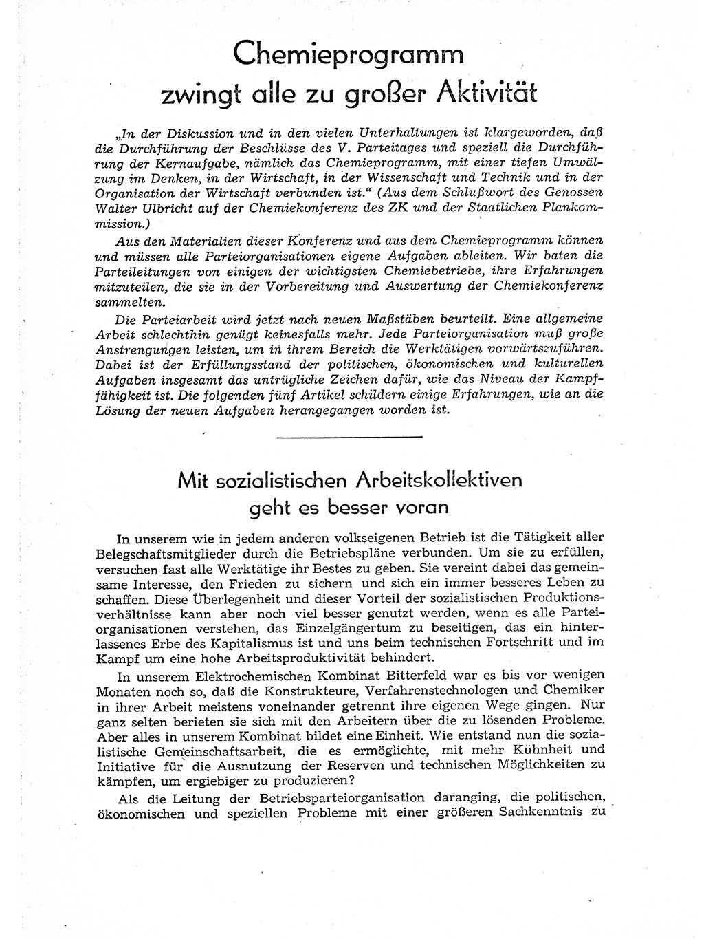 Neuer Weg (NW), Organ des Zentralkomitees (ZK) der SED (Sozialistische Einheitspartei Deutschlands) für Fragen des Parteiaufbaus und des Parteilebens, 14. Jahrgang [Deutsche Demokratische Republik (DDR)] 1959, Seite 82 (NW ZK SED DDR 1959, S. 82)