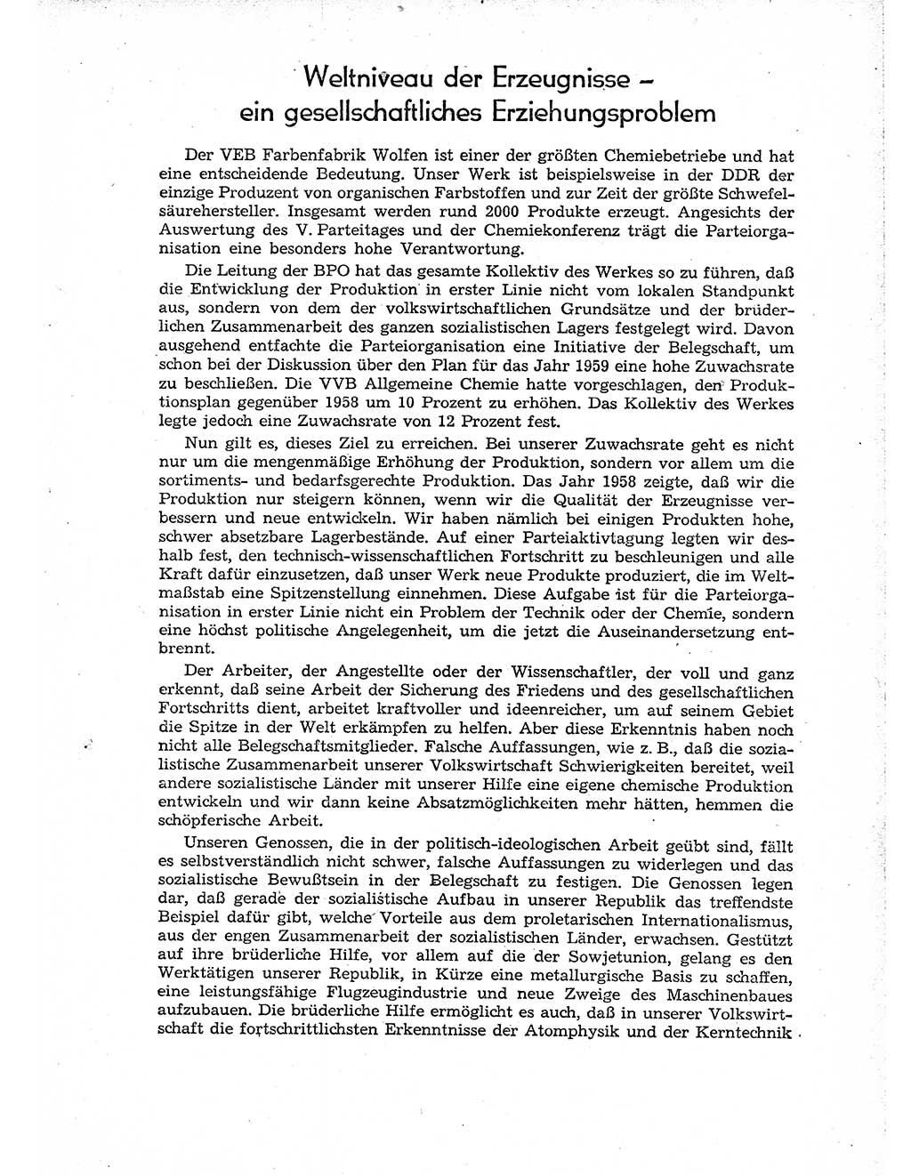 Neuer Weg (NW), Organ des Zentralkomitees (ZK) der SED (Sozialistische Einheitspartei Deutschlands) für Fragen des Parteiaufbaus und des Parteilebens, 14. Jahrgang [Deutsche Demokratische Republik (DDR)] 1959, Seite 87 (NW ZK SED DDR 1959, S. 87)