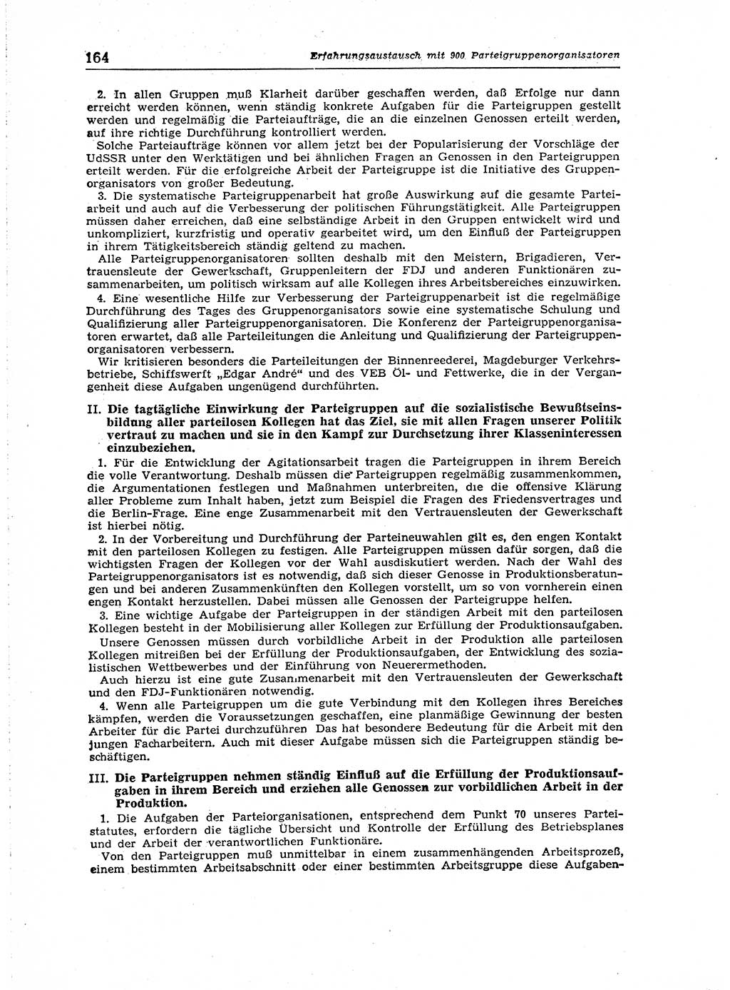 Neuer Weg (NW), Organ des Zentralkomitees (ZK) der SED (Sozialistische Einheitspartei Deutschlands) für Fragen des Parteiaufbaus und des Parteilebens, 14. Jahrgang [Deutsche Demokratische Republik (DDR)] 1959, Seite 164 (NW ZK SED DDR 1959, S. 164)