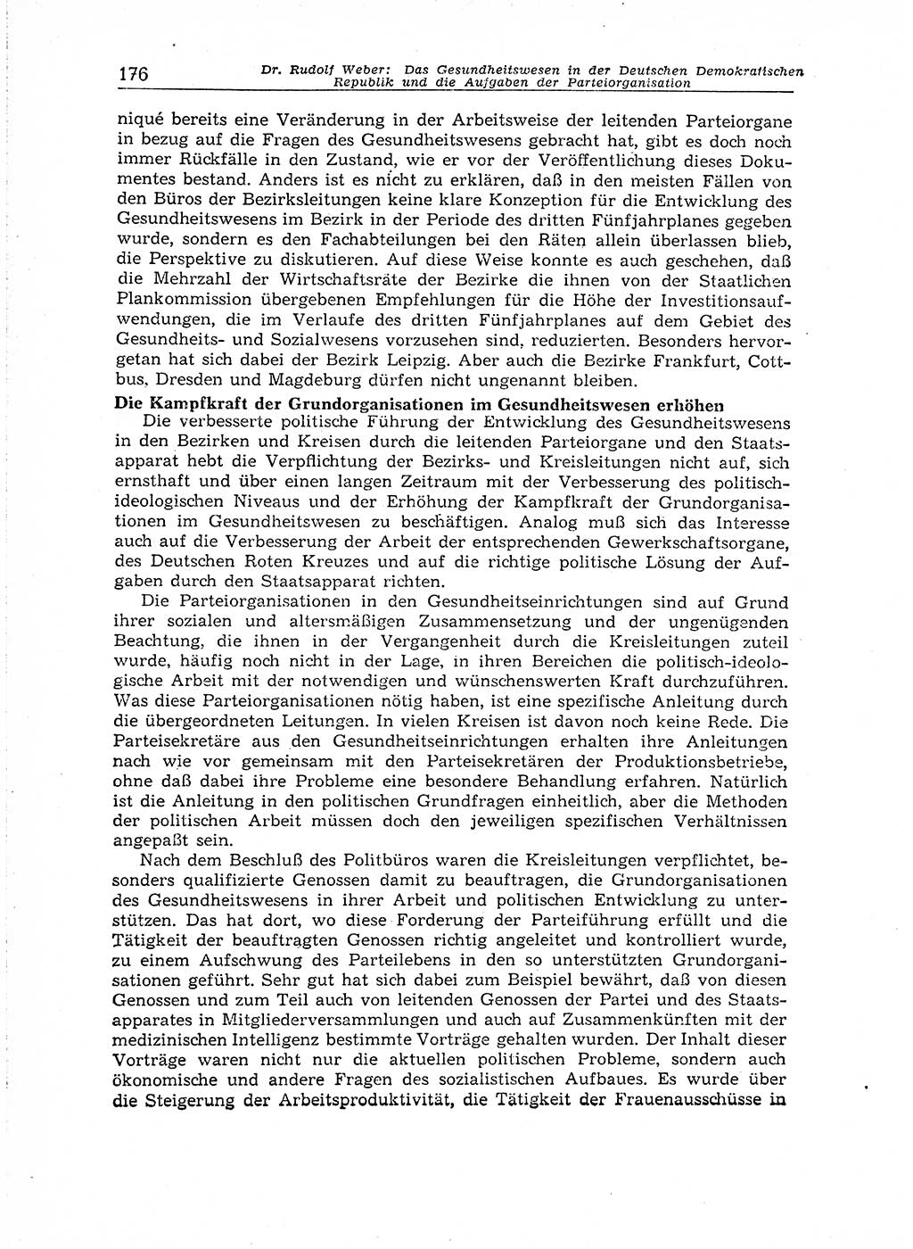 Neuer Weg (NW), Organ des Zentralkomitees (ZK) der SED (Sozialistische Einheitspartei Deutschlands) für Fragen des Parteiaufbaus und des Parteilebens, 14. Jahrgang [Deutsche Demokratische Republik (DDR)] 1959, Seite 176 (NW ZK SED DDR 1959, S. 176)