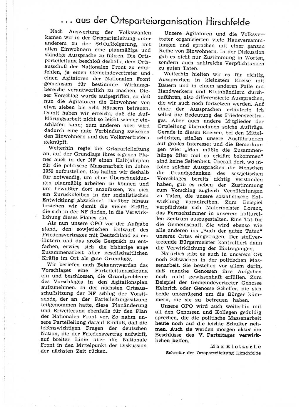 Neuer Weg (NW), Organ des Zentralkomitees (ZK) der SED (Sozialistische Einheitspartei Deutschlands) für Fragen des Parteiaufbaus und des Parteilebens, 14. Jahrgang [Deutsche Demokratische Republik (DDR)] 1959, Seite 188 (NW ZK SED DDR 1959, S. 188)