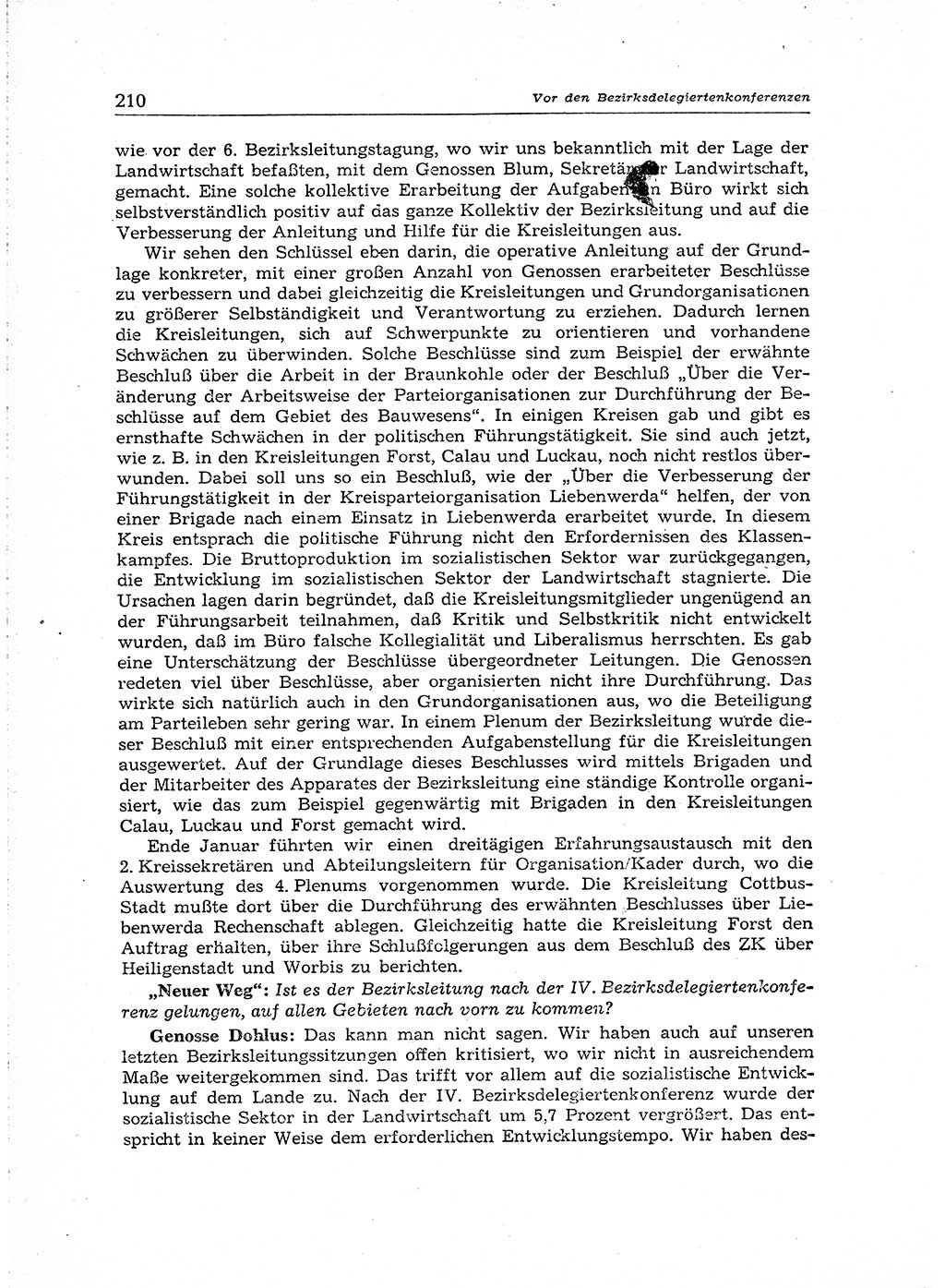 Neuer Weg (NW), Organ des Zentralkomitees (ZK) der SED (Sozialistische Einheitspartei Deutschlands) für Fragen des Parteiaufbaus und des Parteilebens, 14. Jahrgang [Deutsche Demokratische Republik (DDR)] 1959, Seite 210 (NW ZK SED DDR 1959, S. 210)