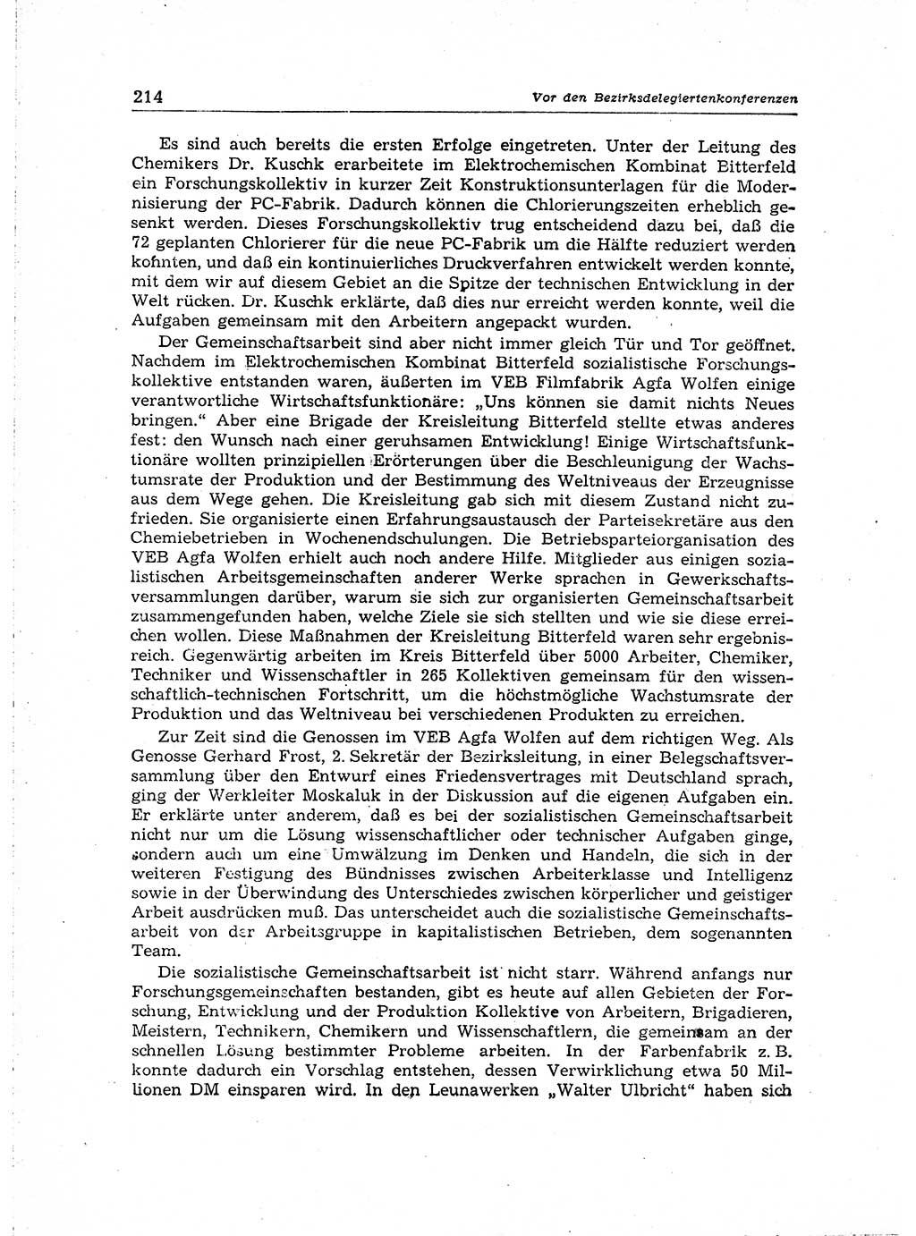 Neuer Weg (NW), Organ des Zentralkomitees (ZK) der SED (Sozialistische Einheitspartei Deutschlands) für Fragen des Parteiaufbaus und des Parteilebens, 14. Jahrgang [Deutsche Demokratische Republik (DDR)] 1959, Seite 214 (NW ZK SED DDR 1959, S. 214)