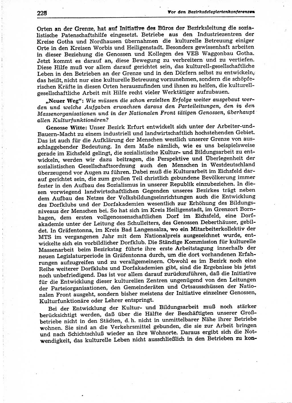 Neuer Weg (NW), Organ des Zentralkomitees (ZK) der SED (Sozialistische Einheitspartei Deutschlands) für Fragen des Parteiaufbaus und des Parteilebens, 14. Jahrgang [Deutsche Demokratische Republik (DDR)] 1959, Seite 228 (NW ZK SED DDR 1959, S. 228)