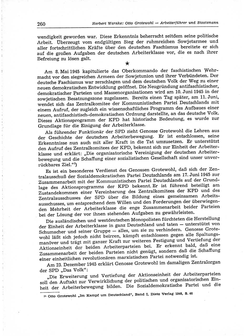 Neuer Weg (NW), Organ des Zentralkomitees (ZK) der SED (Sozialistische Einheitspartei Deutschlands) für Fragen des Parteiaufbaus und des Parteilebens, 14. Jahrgang [Deutsche Demokratische Republik (DDR)] 1959, Seite 260 (NW ZK SED DDR 1959, S. 260)