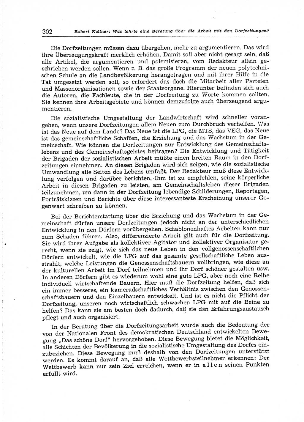 Neuer Weg (NW), Organ des Zentralkomitees (ZK) der SED (Sozialistische Einheitspartei Deutschlands) für Fragen des Parteiaufbaus und des Parteilebens, 14. Jahrgang [Deutsche Demokratische Republik (DDR)] 1959, Seite 302 (NW ZK SED DDR 1959, S. 302)