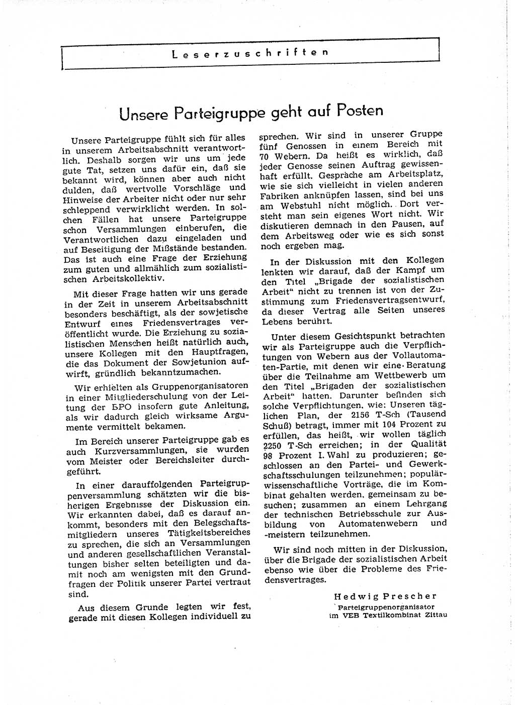 Neuer Weg (NW), Organ des Zentralkomitees (ZK) der SED (Sozialistische Einheitspartei Deutschlands) für Fragen des Parteiaufbaus und des Parteilebens, 14. Jahrgang [Deutsche Demokratische Republik (DDR)] 1959, Seite 315 (NW ZK SED DDR 1959, S. 315)