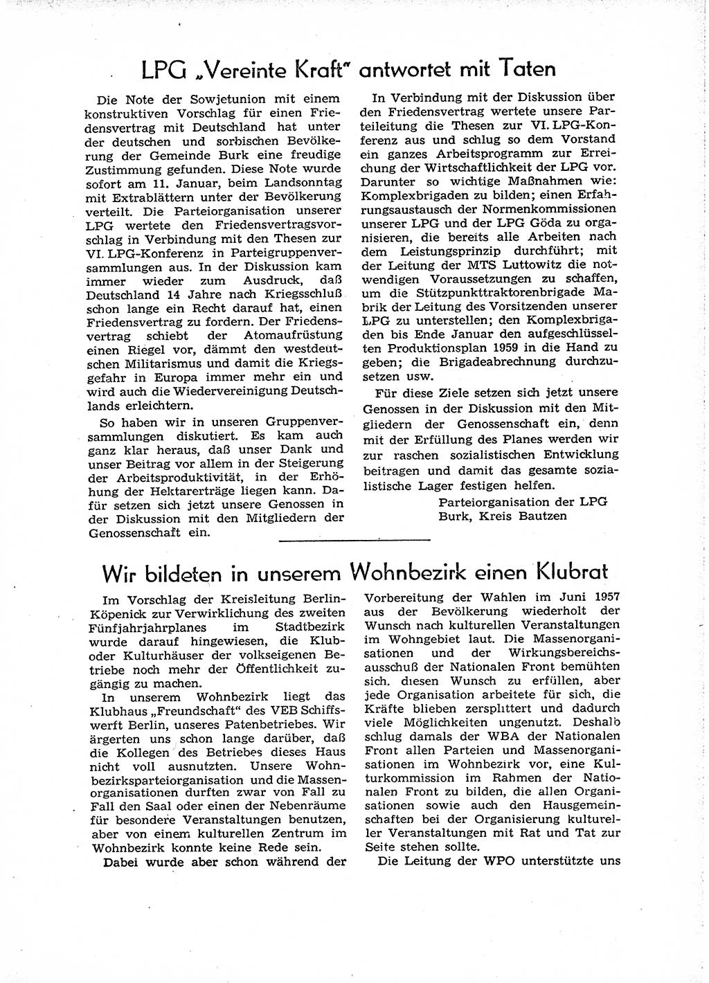 Neuer Weg (NW), Organ des Zentralkomitees (ZK) der SED (Sozialistische Einheitspartei Deutschlands) für Fragen des Parteiaufbaus und des Parteilebens, 14. Jahrgang [Deutsche Demokratische Republik (DDR)] 1959, Seite 317 (NW ZK SED DDR 1959, S. 317)