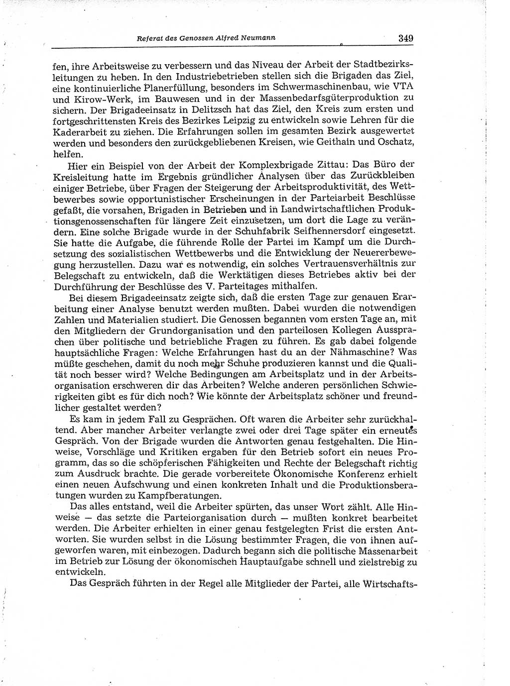 Neuer Weg (NW), Organ des Zentralkomitees (ZK) der SED (Sozialistische Einheitspartei Deutschlands) für Fragen des Parteiaufbaus und des Parteilebens, 14. Jahrgang [Deutsche Demokratische Republik (DDR)] 1959, Seite 349 (NW ZK SED DDR 1959, S. 349)