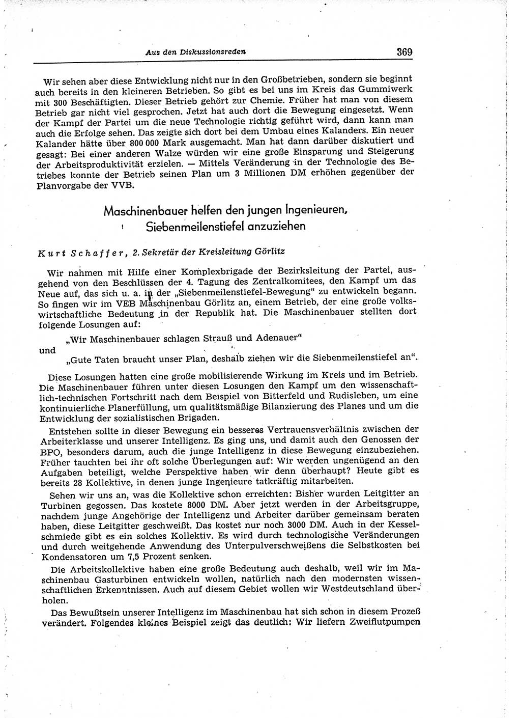 Neuer Weg (NW), Organ des Zentralkomitees (ZK) der SED (Sozialistische Einheitspartei Deutschlands) für Fragen des Parteiaufbaus und des Parteilebens, 14. Jahrgang [Deutsche Demokratische Republik (DDR)] 1959, Seite 369 (NW ZK SED DDR 1959, S. 369)