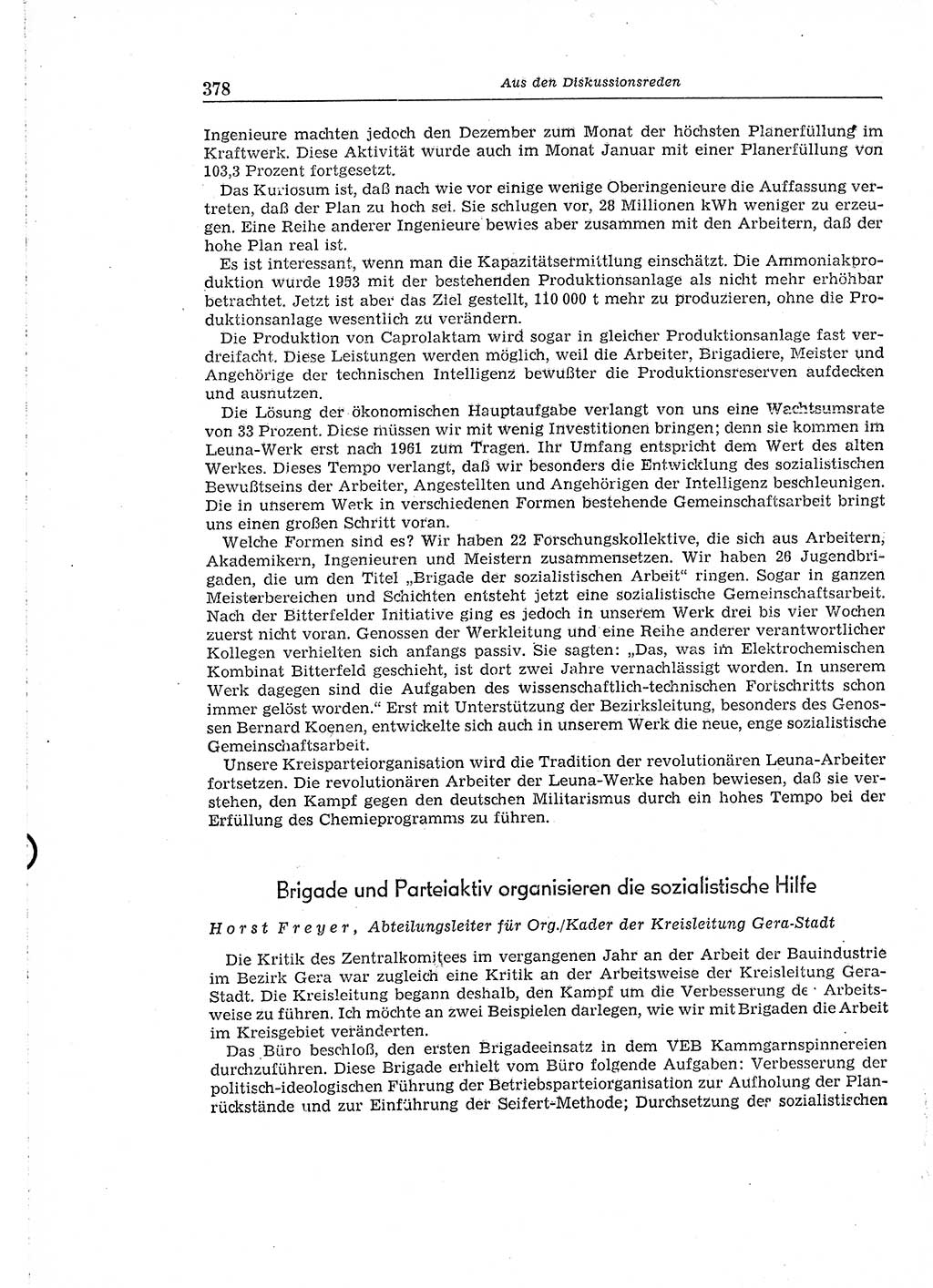 Neuer Weg (NW), Organ des Zentralkomitees (ZK) der SED (Sozialistische Einheitspartei Deutschlands) für Fragen des Parteiaufbaus und des Parteilebens, 14. Jahrgang [Deutsche Demokratische Republik (DDR)] 1959, Seite 378 (NW ZK SED DDR 1959, S. 378)