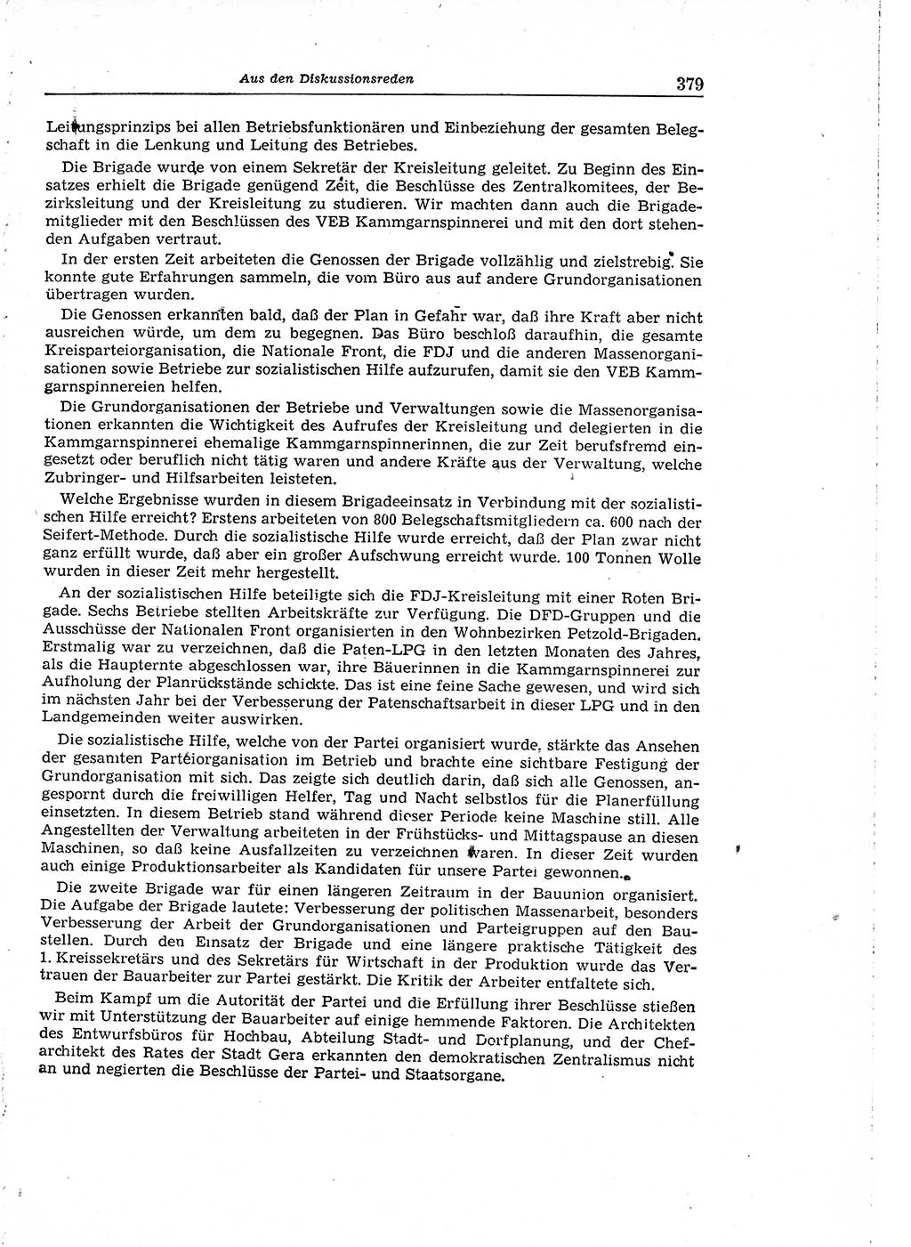Neuer Weg (NW), Organ des Zentralkomitees (ZK) der SED (Sozialistische Einheitspartei Deutschlands) für Fragen des Parteiaufbaus und des Parteilebens, 14. Jahrgang [Deutsche Demokratische Republik (DDR)] 1959, Seite 379 (NW ZK SED DDR 1959, S. 379)