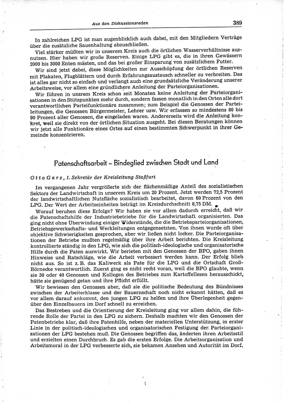 Neuer Weg (NW), Organ des Zentralkomitees (ZK) der SED (Sozialistische Einheitspartei Deutschlands) für Fragen des Parteiaufbaus und des Parteilebens, 14. Jahrgang [Deutsche Demokratische Republik (DDR)] 1959, Seite 389 (NW ZK SED DDR 1959, S. 389)