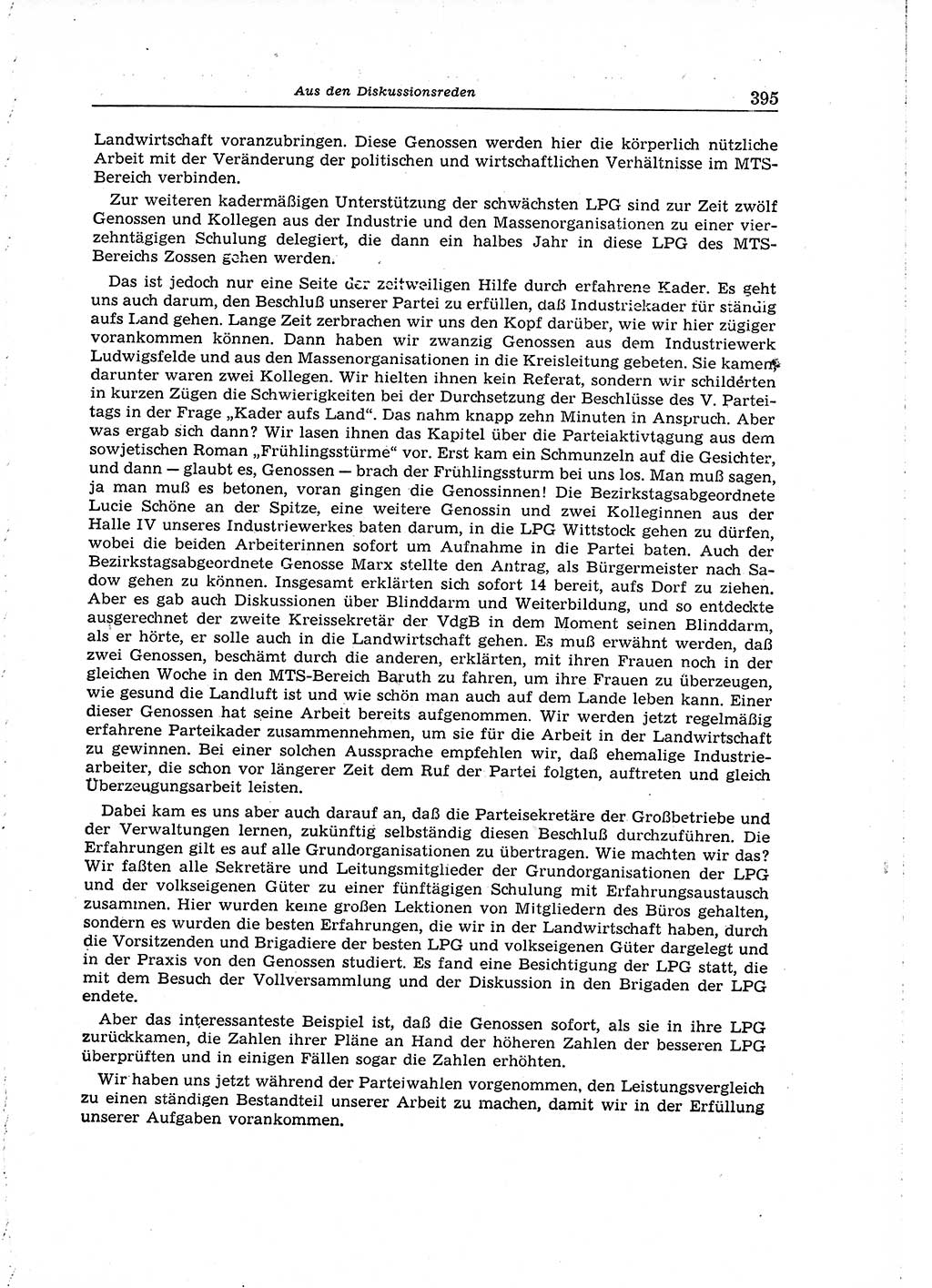 Neuer Weg (NW), Organ des Zentralkomitees (ZK) der SED (Sozialistische Einheitspartei Deutschlands) für Fragen des Parteiaufbaus und des Parteilebens, 14. Jahrgang [Deutsche Demokratische Republik (DDR)] 1959, Seite 395 (NW ZK SED DDR 1959, S. 395)