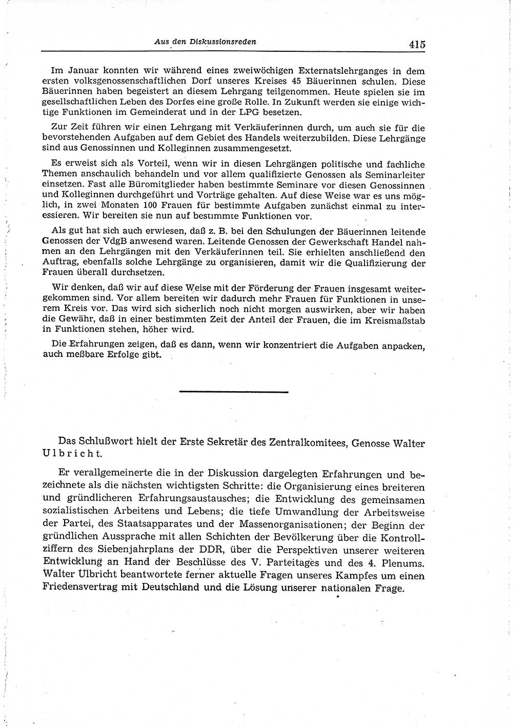 Neuer Weg (NW), Organ des Zentralkomitees (ZK) der SED (Sozialistische Einheitspartei Deutschlands) für Fragen des Parteiaufbaus und des Parteilebens, 14. Jahrgang [Deutsche Demokratische Republik (DDR)] 1959, Seite 415 (NW ZK SED DDR 1959, S. 415)