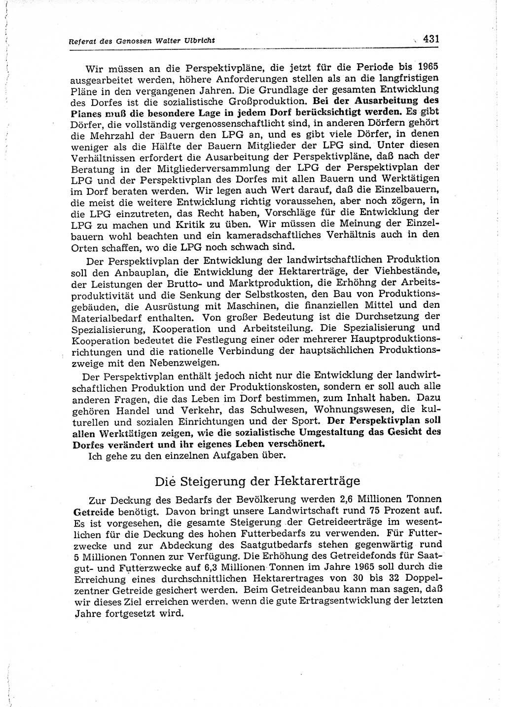 Neuer Weg (NW), Organ des Zentralkomitees (ZK) der SED (Sozialistische Einheitspartei Deutschlands) für Fragen des Parteiaufbaus und des Parteilebens, 14. Jahrgang [Deutsche Demokratische Republik (DDR)] 1959, Seite 431 (NW ZK SED DDR 1959, S. 431)