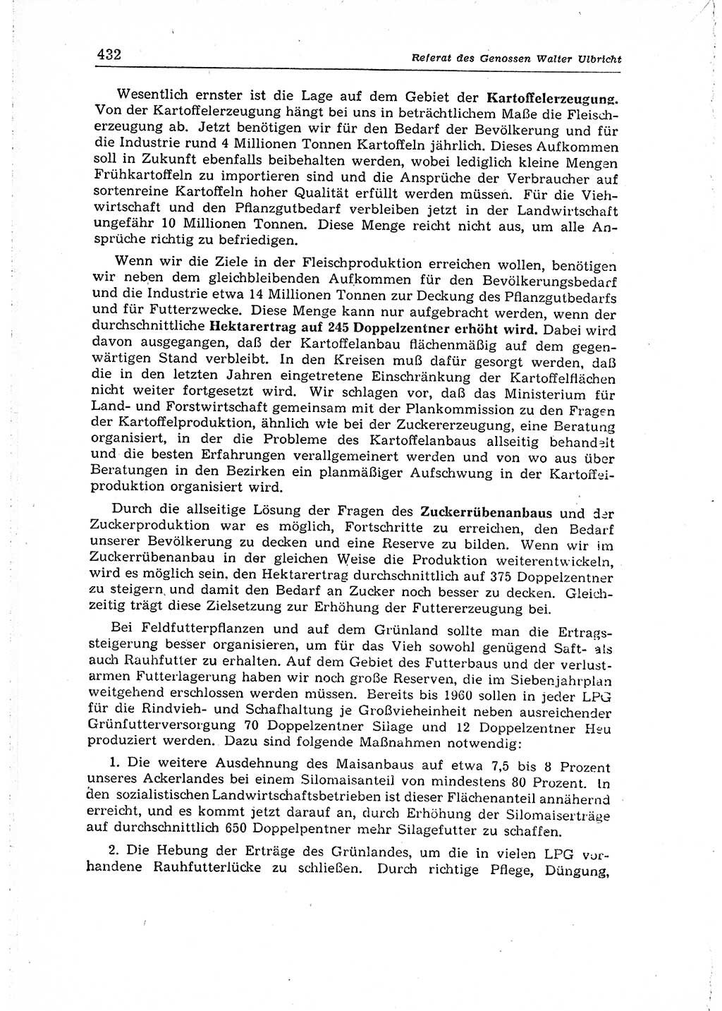 Neuer Weg (NW), Organ des Zentralkomitees (ZK) der SED (Sozialistische Einheitspartei Deutschlands) für Fragen des Parteiaufbaus und des Parteilebens, 14. Jahrgang [Deutsche Demokratische Republik (DDR)] 1959, Seite 432 (NW ZK SED DDR 1959, S. 432)