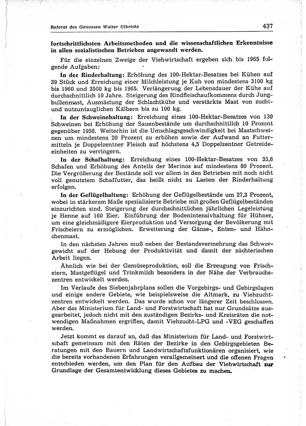 Neuer Weg (NW), Organ des Zentralkomitees (ZK) der SED (Sozialistische Einheitspartei Deutschlands) für Fragen des Parteiaufbaus und des Parteilebens, 14. Jahrgang [Deutsche Demokratische Republik (DDR)] 1959, Seite 437 (NW ZK SED DDR 1959, S. 437)