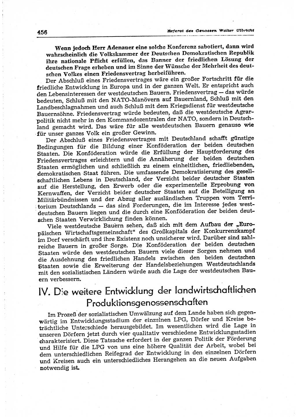 Neuer Weg (NW), Organ des Zentralkomitees (ZK) der SED (Sozialistische Einheitspartei Deutschlands) für Fragen des Parteiaufbaus und des Parteilebens, 14. Jahrgang [Deutsche Demokratische Republik (DDR)] 1959, Seite 456 (NW ZK SED DDR 1959, S. 456)