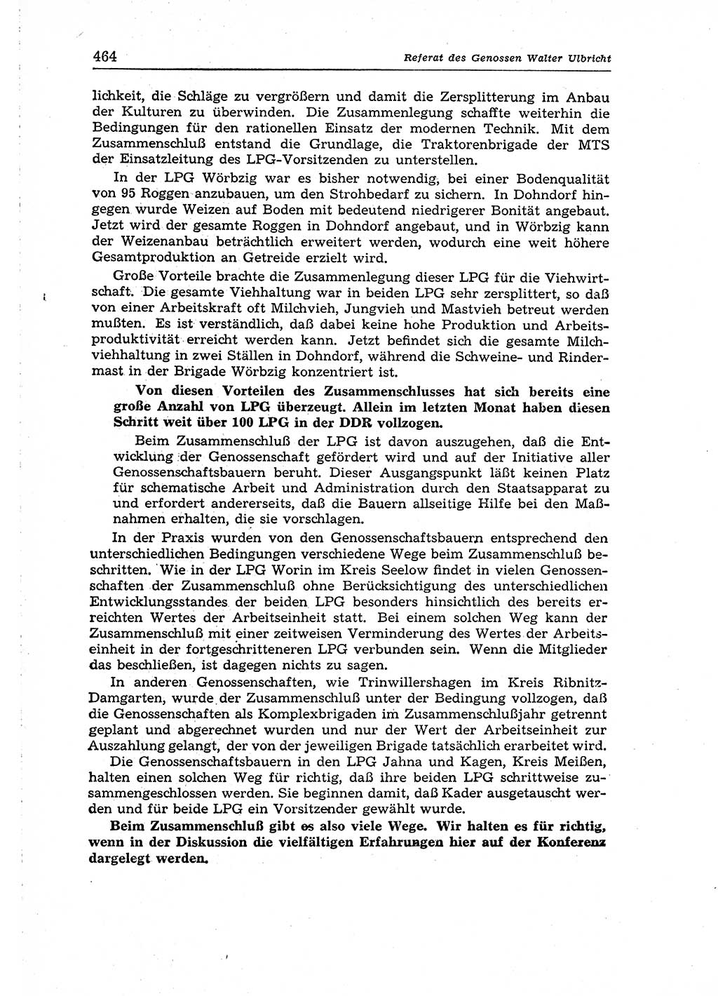 Neuer Weg (NW), Organ des Zentralkomitees (ZK) der SED (Sozialistische Einheitspartei Deutschlands) für Fragen des Parteiaufbaus und des Parteilebens, 14. Jahrgang [Deutsche Demokratische Republik (DDR)] 1959, Seite 464 (NW ZK SED DDR 1959, S. 464)