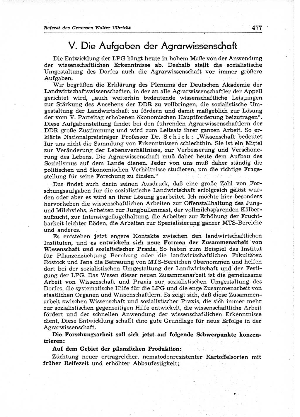 Neuer Weg (NW), Organ des Zentralkomitees (ZK) der SED (Sozialistische Einheitspartei Deutschlands) für Fragen des Parteiaufbaus und des Parteilebens, 14. Jahrgang [Deutsche Demokratische Republik (DDR)] 1959, Seite 477 (NW ZK SED DDR 1959, S. 477)