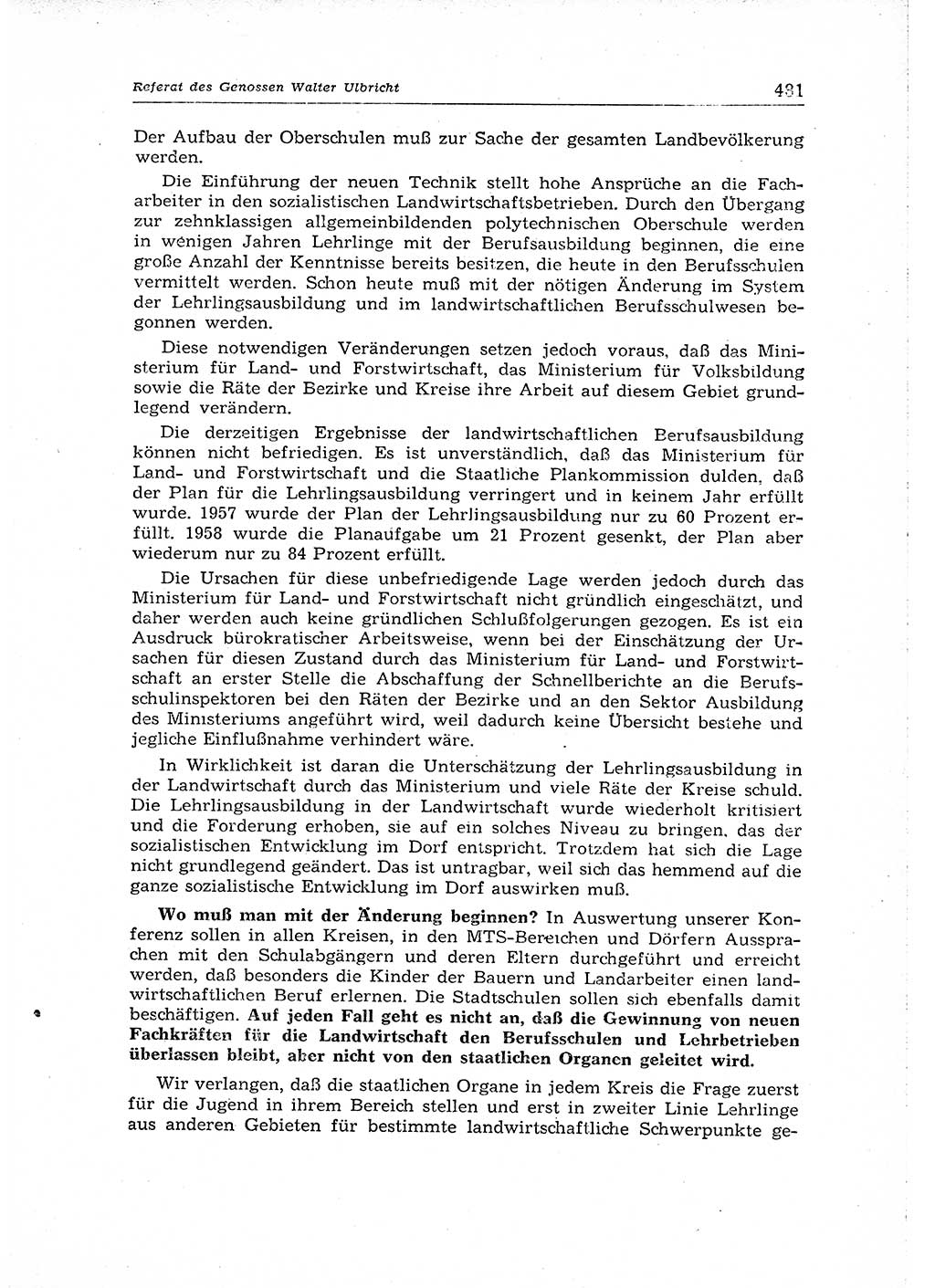 Neuer Weg (NW), Organ des Zentralkomitees (ZK) der SED (Sozialistische Einheitspartei Deutschlands) für Fragen des Parteiaufbaus und des Parteilebens, 14. Jahrgang [Deutsche Demokratische Republik (DDR)] 1959, Seite 481 (NW ZK SED DDR 1959, S. 481)