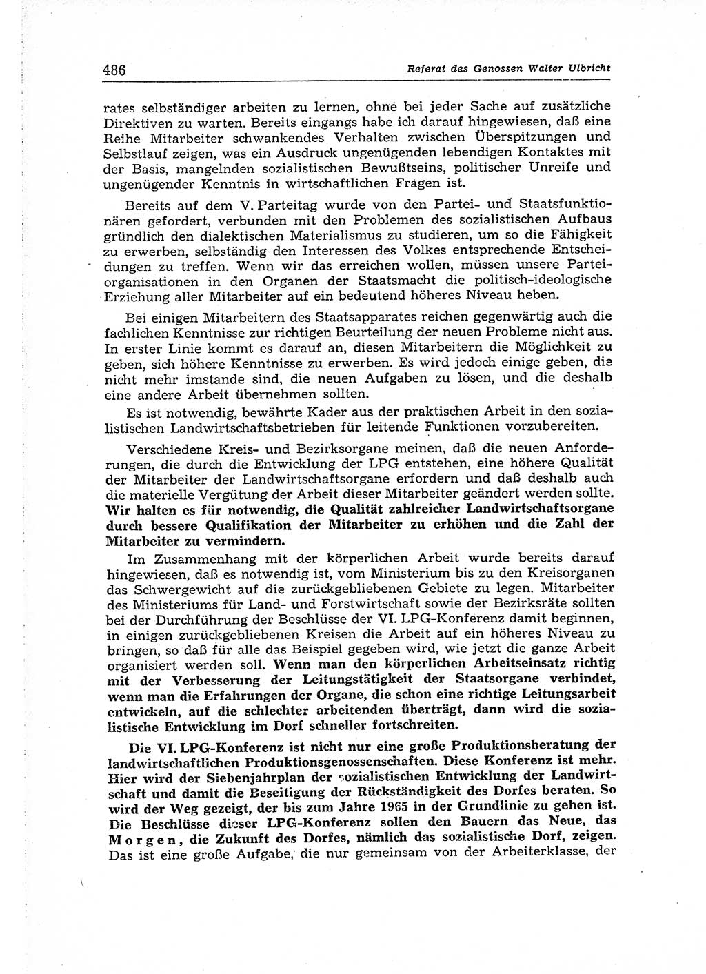 Neuer Weg (NW), Organ des Zentralkomitees (ZK) der SED (Sozialistische Einheitspartei Deutschlands) für Fragen des Parteiaufbaus und des Parteilebens, 14. Jahrgang [Deutsche Demokratische Republik (DDR)] 1959, Seite 486 (NW ZK SED DDR 1959, S. 486)