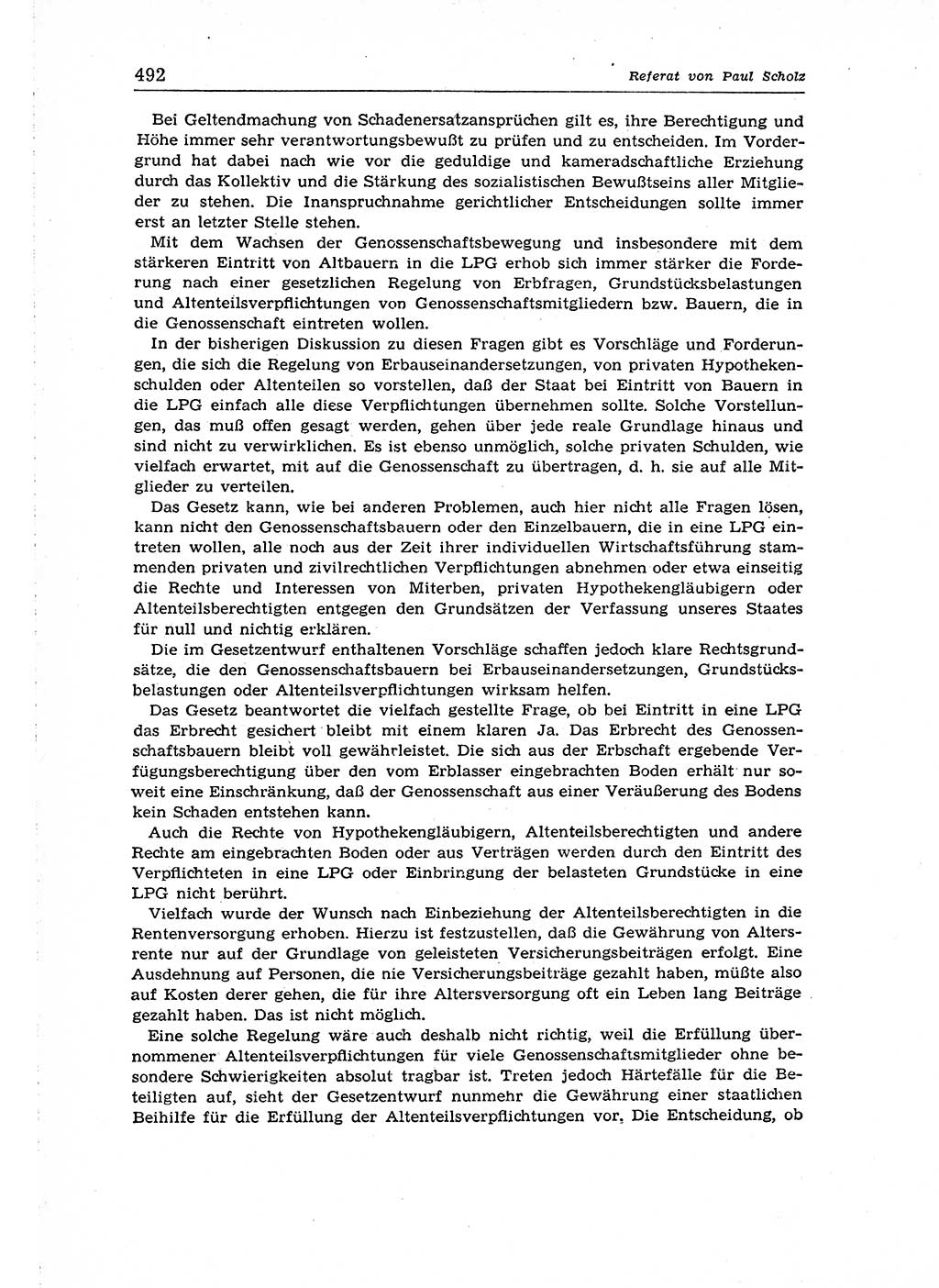 Neuer Weg (NW), Organ des Zentralkomitees (ZK) der SED (Sozialistische Einheitspartei Deutschlands) für Fragen des Parteiaufbaus und des Parteilebens, 14. Jahrgang [Deutsche Demokratische Republik (DDR)] 1959, Seite 492 (NW ZK SED DDR 1959, S. 492)