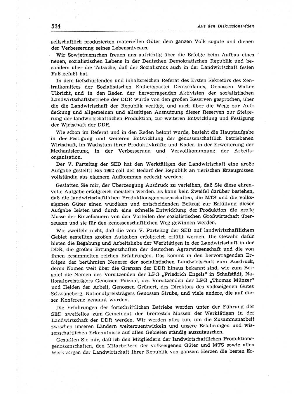 Neuer Weg (NW), Organ des Zentralkomitees (ZK) der SED (Sozialistische Einheitspartei Deutschlands) für Fragen des Parteiaufbaus und des Parteilebens, 14. Jahrgang [Deutsche Demokratische Republik (DDR)] 1959, Seite 524 (NW ZK SED DDR 1959, S. 524)