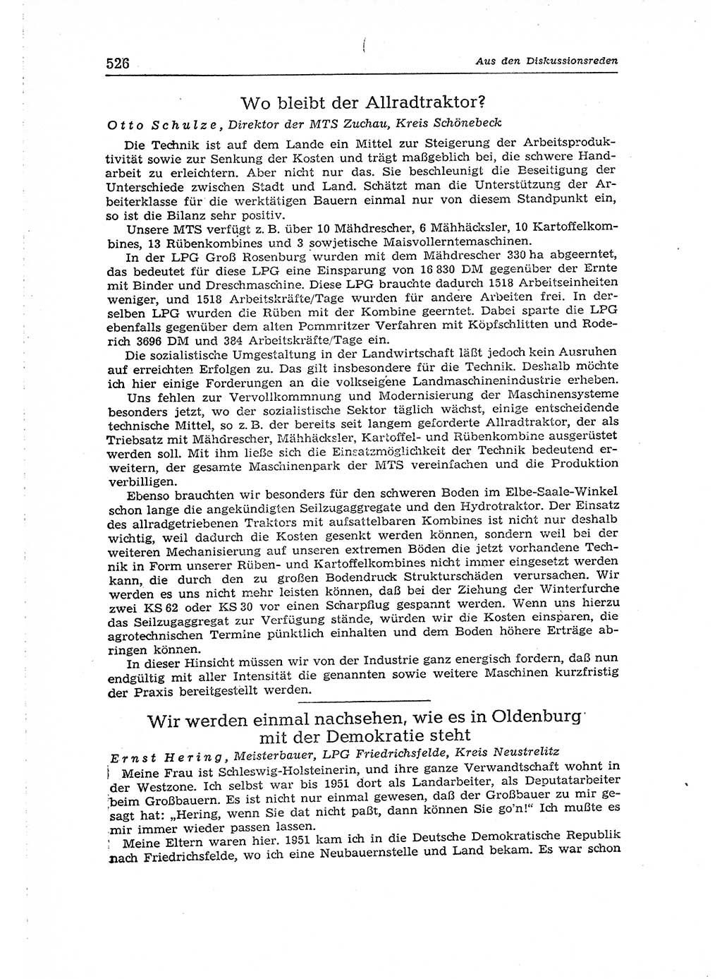 Neuer Weg (NW), Organ des Zentralkomitees (ZK) der SED (Sozialistische Einheitspartei Deutschlands) für Fragen des Parteiaufbaus und des Parteilebens, 14. Jahrgang [Deutsche Demokratische Republik (DDR)] 1959, Seite 526 (NW ZK SED DDR 1959, S. 526)
