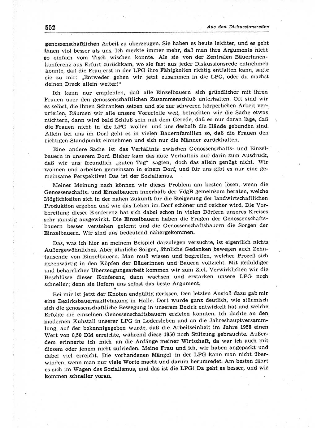 Neuer Weg (NW), Organ des Zentralkomitees (ZK) der SED (Sozialistische Einheitspartei Deutschlands) für Fragen des Parteiaufbaus und des Parteilebens, 14. Jahrgang [Deutsche Demokratische Republik (DDR)] 1959, Seite 552 (NW ZK SED DDR 1959, S. 552)