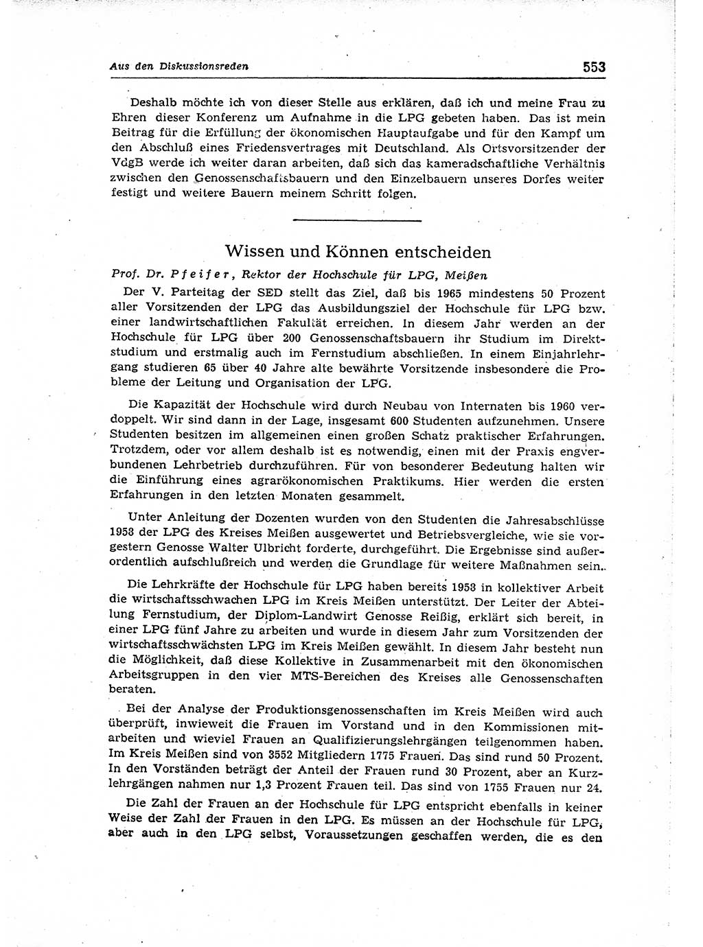 Neuer Weg (NW), Organ des Zentralkomitees (ZK) der SED (Sozialistische Einheitspartei Deutschlands) für Fragen des Parteiaufbaus und des Parteilebens, 14. Jahrgang [Deutsche Demokratische Republik (DDR)] 1959, Seite 553 (NW ZK SED DDR 1959, S. 553)