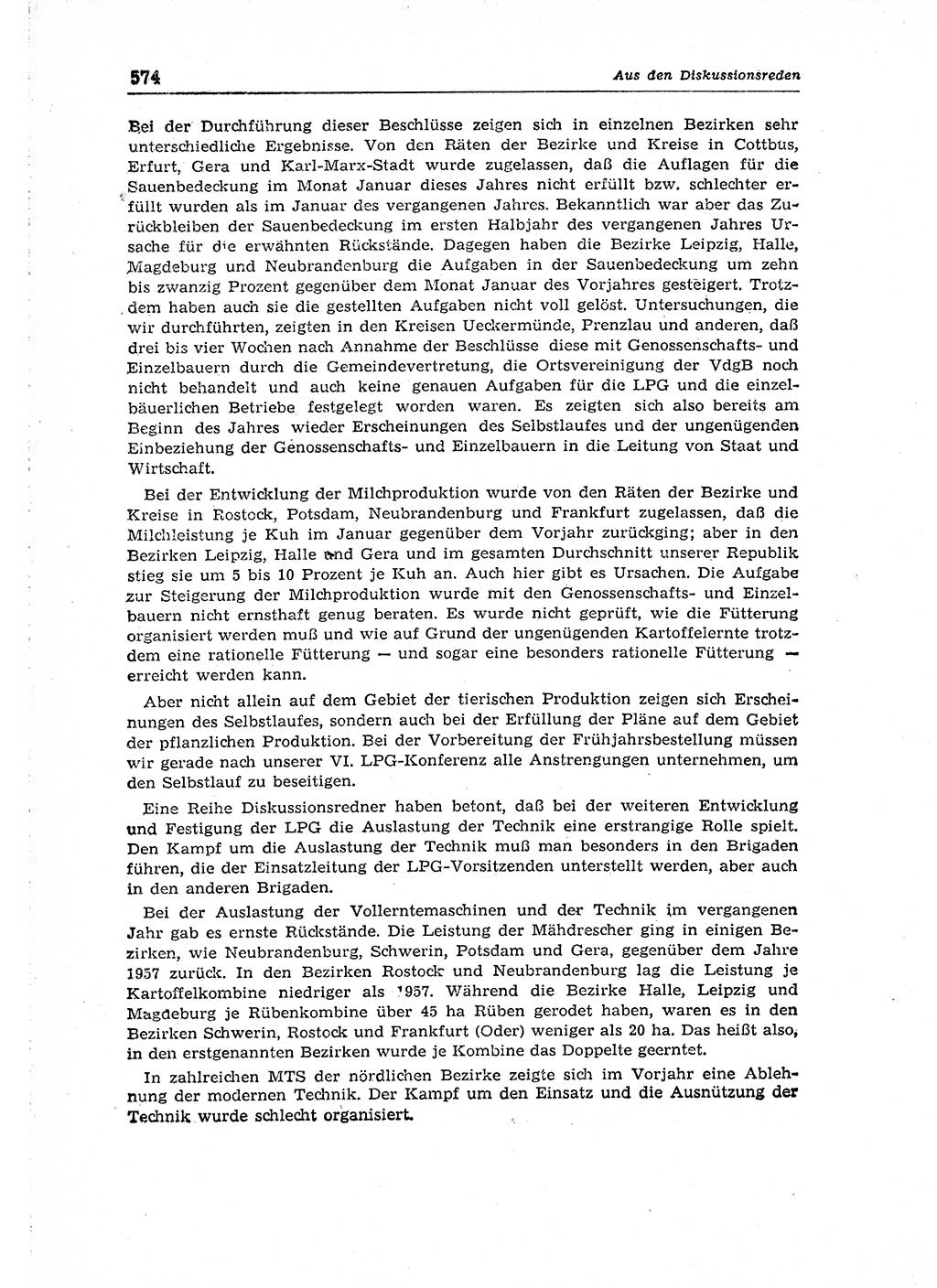 Neuer Weg (NW), Organ des Zentralkomitees (ZK) der SED (Sozialistische Einheitspartei Deutschlands) für Fragen des Parteiaufbaus und des Parteilebens, 14. Jahrgang [Deutsche Demokratische Republik (DDR)] 1959, Seite 574 (NW ZK SED DDR 1959, S. 574)