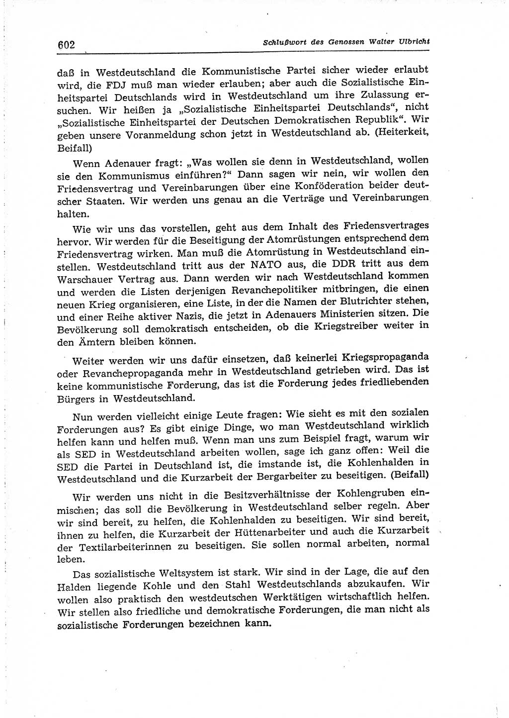 Neuer Weg (NW), Organ des Zentralkomitees (ZK) der SED (Sozialistische Einheitspartei Deutschlands) für Fragen des Parteiaufbaus und des Parteilebens, 14. Jahrgang [Deutsche Demokratische Republik (DDR)] 1959, Seite 602 (NW ZK SED DDR 1959, S. 602)