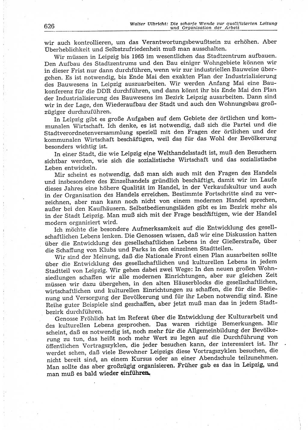 Neuer Weg (NW), Organ des Zentralkomitees (ZK) der SED (Sozialistische Einheitspartei Deutschlands) für Fragen des Parteiaufbaus und des Parteilebens, 14. Jahrgang [Deutsche Demokratische Republik (DDR)] 1959, Seite 626 (NW ZK SED DDR 1959, S. 626)