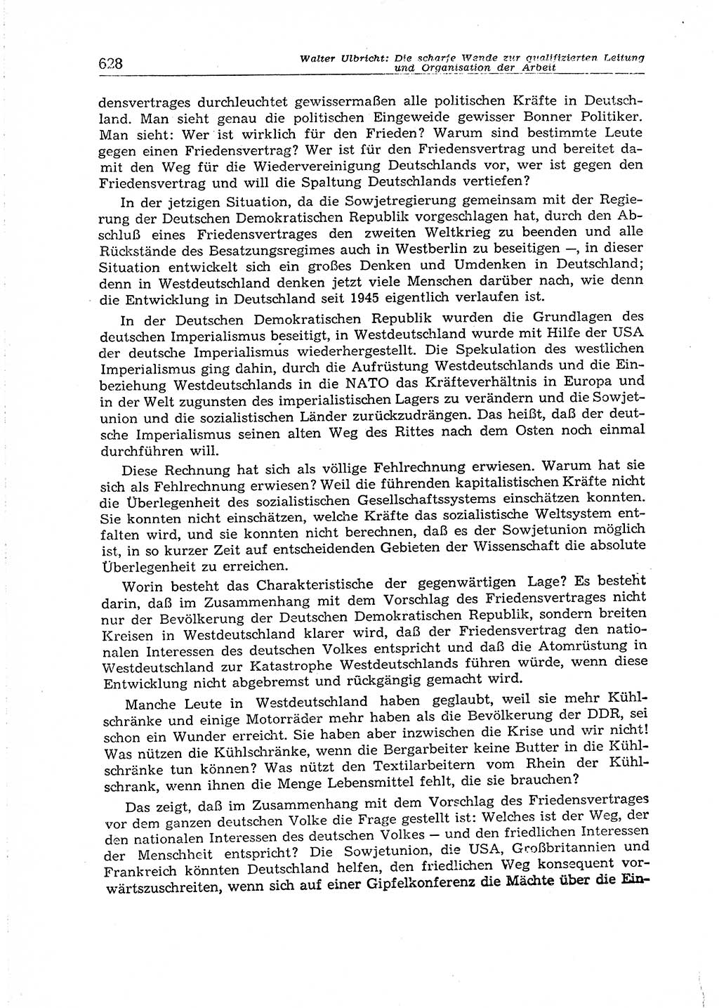 Neuer Weg (NW), Organ des Zentralkomitees (ZK) der SED (Sozialistische Einheitspartei Deutschlands) für Fragen des Parteiaufbaus und des Parteilebens, 14. Jahrgang [Deutsche Demokratische Republik (DDR)] 1959, Seite 628 (NW ZK SED DDR 1959, S. 628)