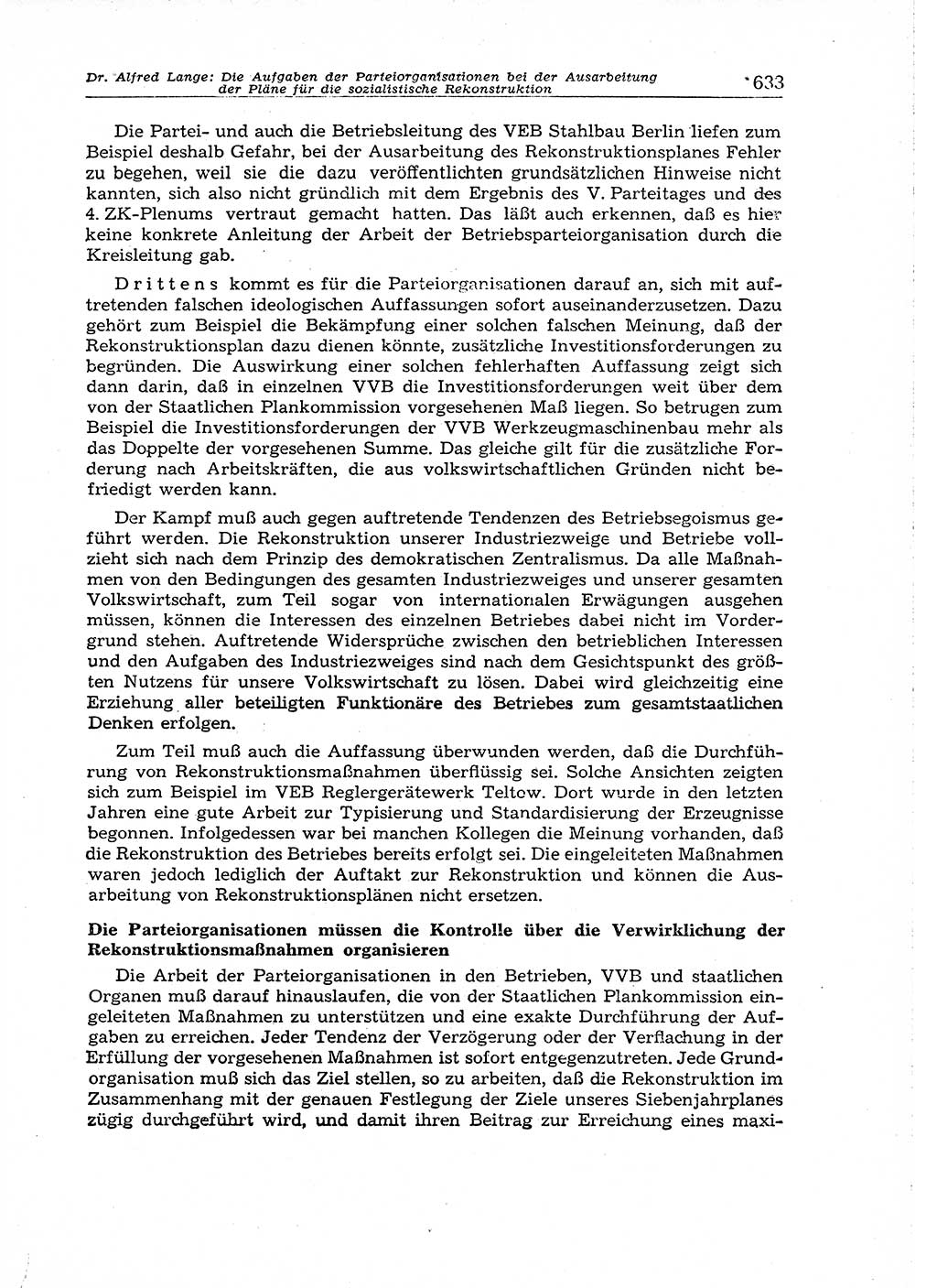 Neuer Weg (NW), Organ des Zentralkomitees (ZK) der SED (Sozialistische Einheitspartei Deutschlands) für Fragen des Parteiaufbaus und des Parteilebens, 14. Jahrgang [Deutsche Demokratische Republik (DDR)] 1959, Seite 633 (NW ZK SED DDR 1959, S. 633)