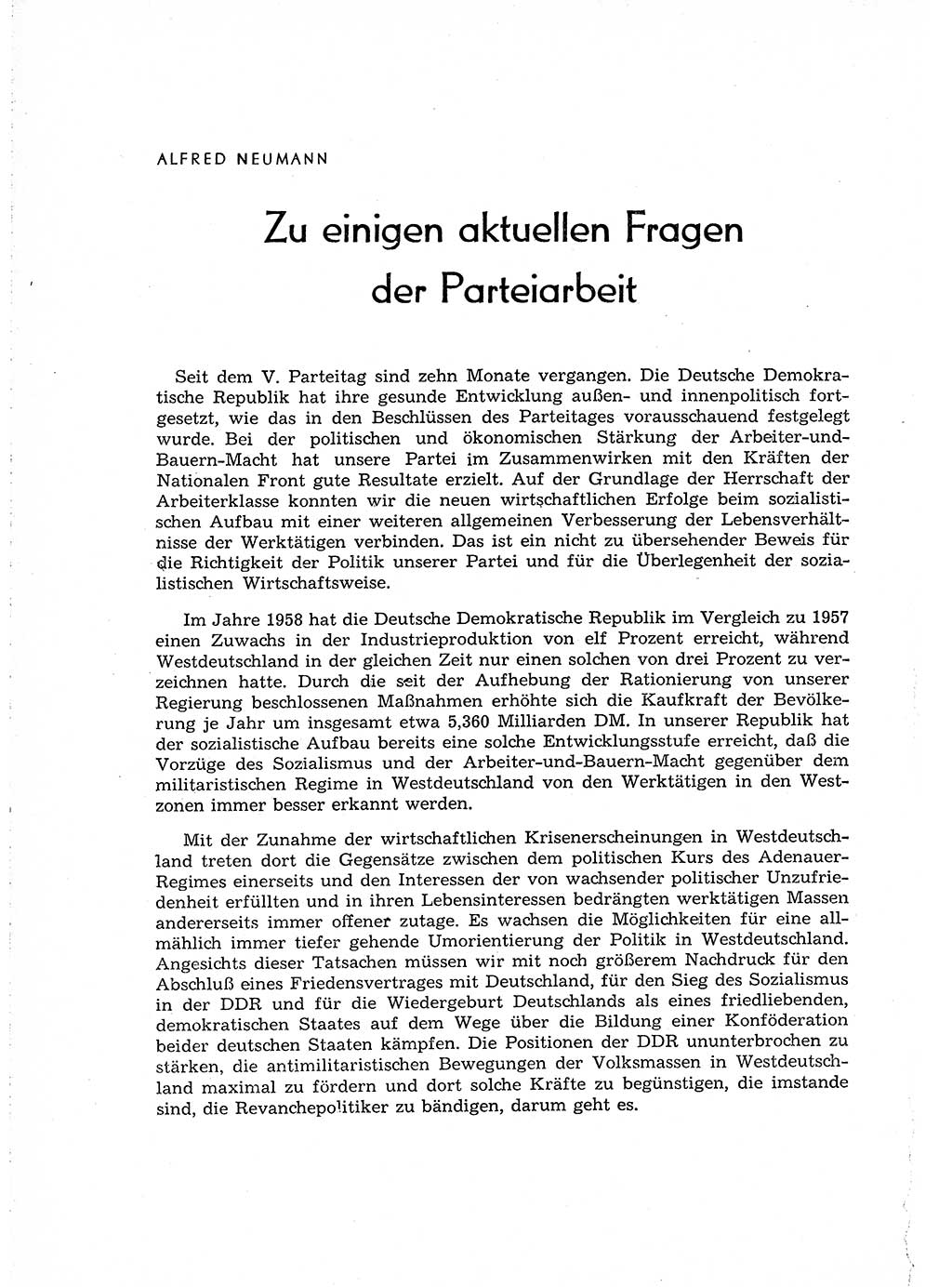 Neuer Weg (NW), Organ des Zentralkomitees (ZK) der SED (Sozialistische Einheitspartei Deutschlands) für Fragen des Parteiaufbaus und des Parteilebens, 14. Jahrgang [Deutsche Demokratische Republik (DDR)] 1959, Seite 740 (NW ZK SED DDR 1959, S. 740)