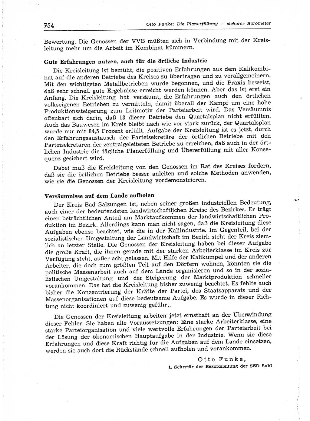 Neuer Weg (NW), Organ des Zentralkomitees (ZK) der SED (Sozialistische Einheitspartei Deutschlands) für Fragen des Parteiaufbaus und des Parteilebens, 14. Jahrgang [Deutsche Demokratische Republik (DDR)] 1959, Seite 754 (NW ZK SED DDR 1959, S. 754)